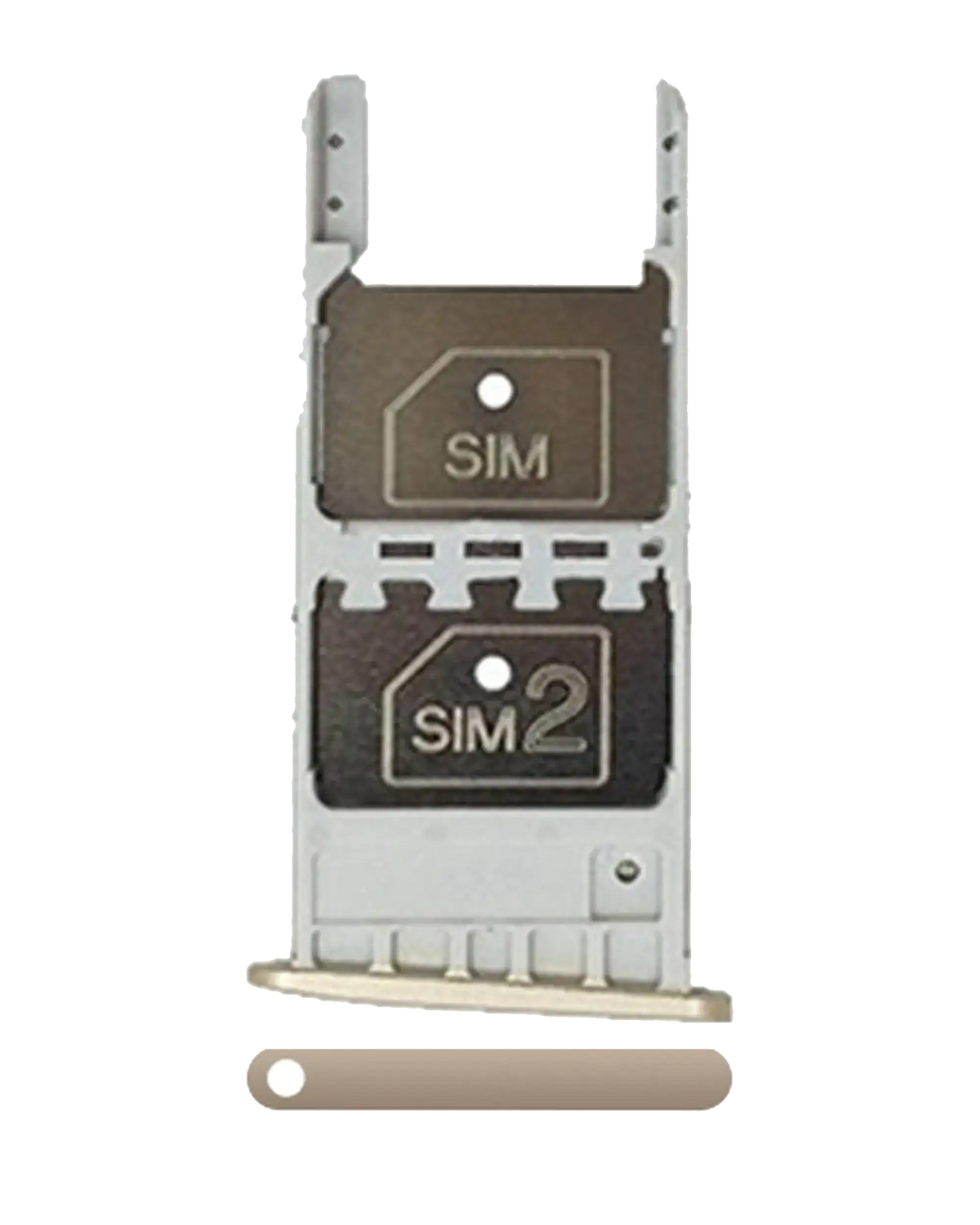 Sim Card Tray For Motorola Moto G5 Plus (XT1687 / 2017) (Gold) | compatible mobile phone replacement part | SKU 107082050542 | product image 1