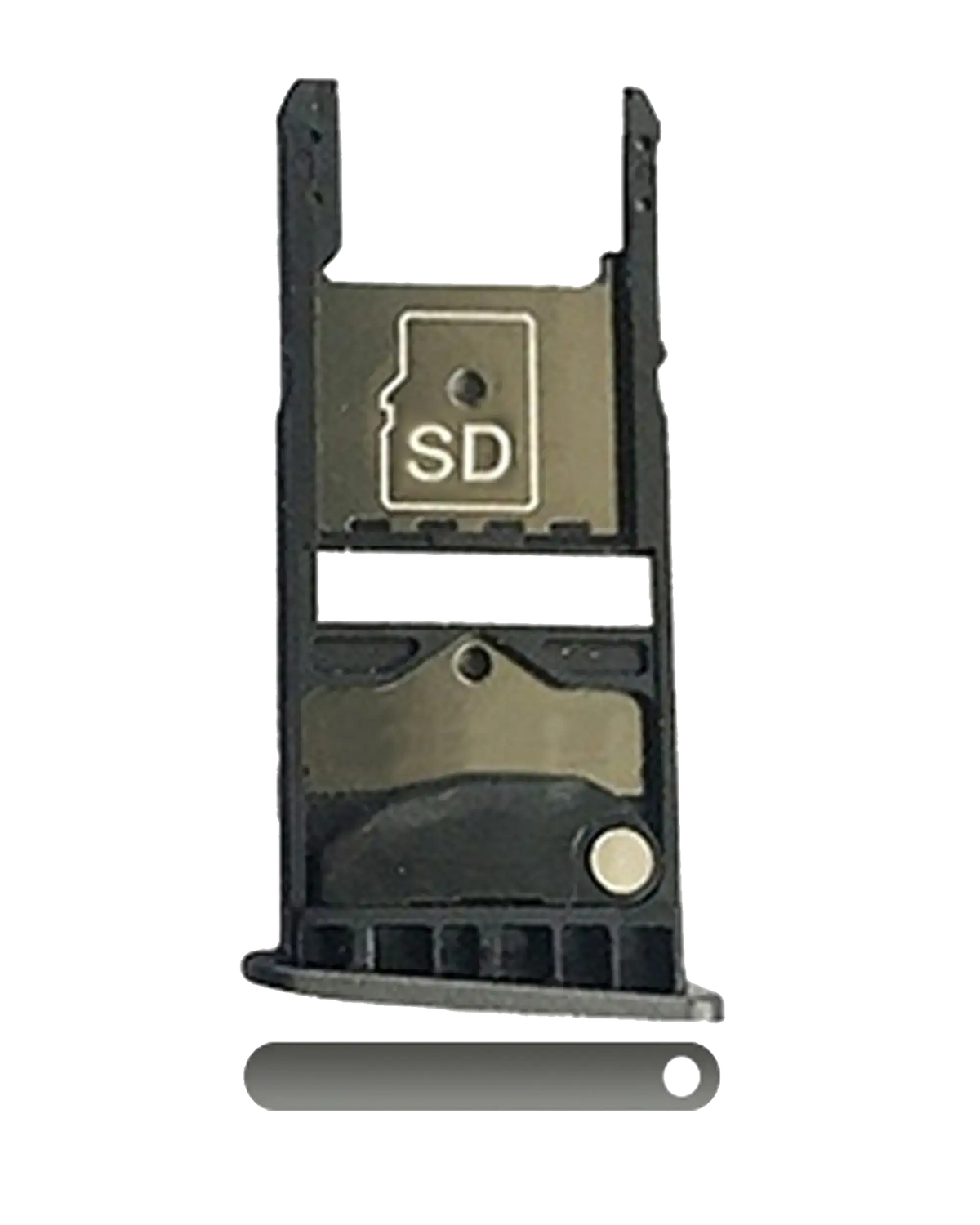 Sim Card Tray For Motorola Moto G5 (XT1670 / 2017) (Black) | compatible mobile phone replacement part | SKU 107082049426 | product image 1