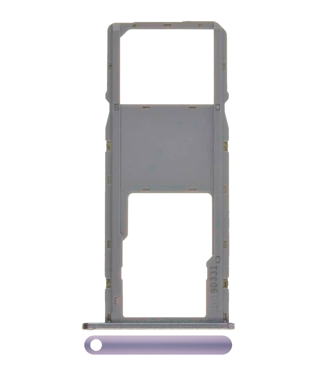 Single Sim Card Tray For Motorola Moto G7 Power (XT1955 / 2019) (International Version) (Iced Violet) | compatible mobile phone replacement part | SKU 107082064536 | product image 1