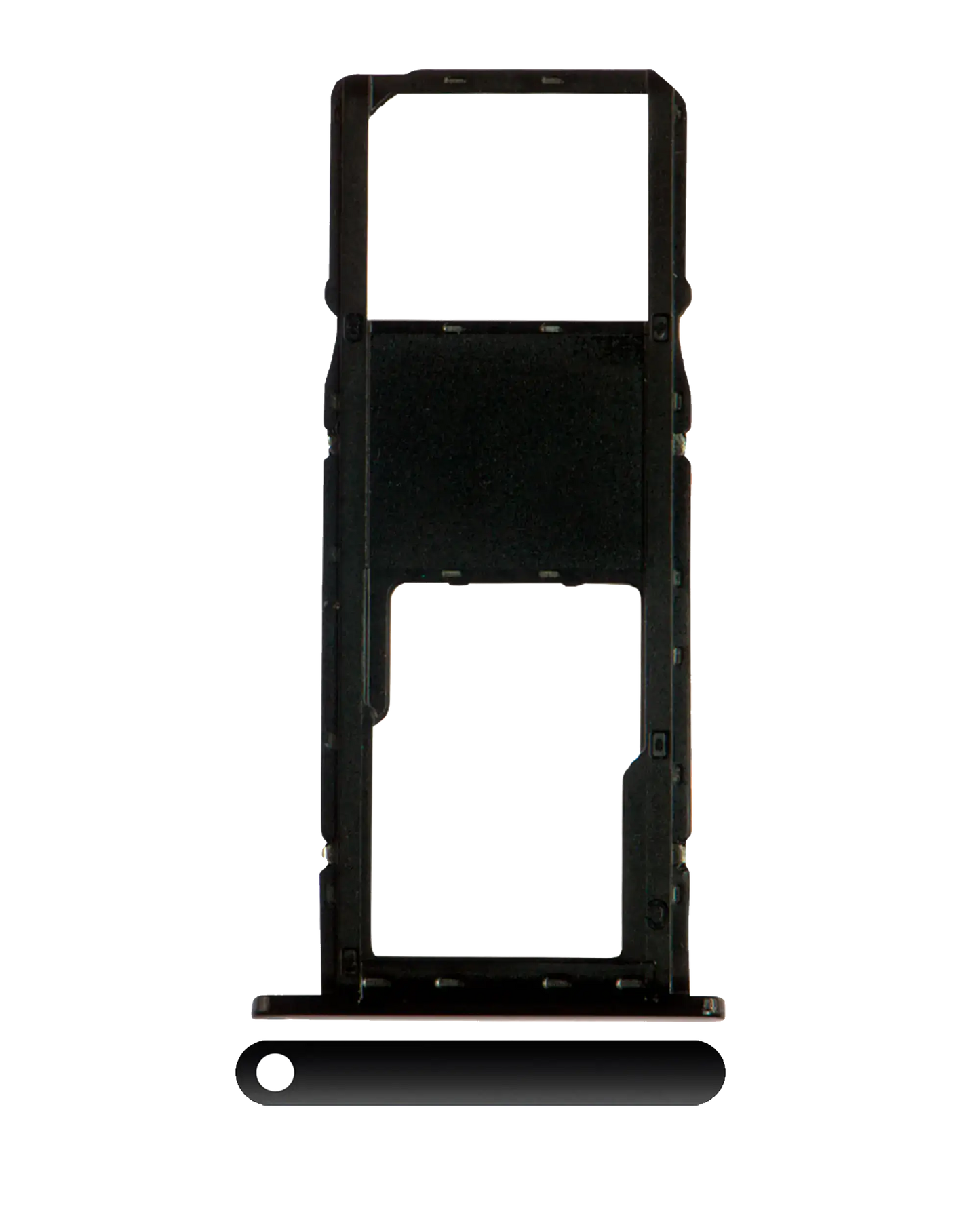 Single Sim Card Tray For Motorola Moto G7 Power (XT1955 / 2019) (International Version) (Ceramic Black) | compatible mobile phone replacement part | SKU 107082064535 | product image 1