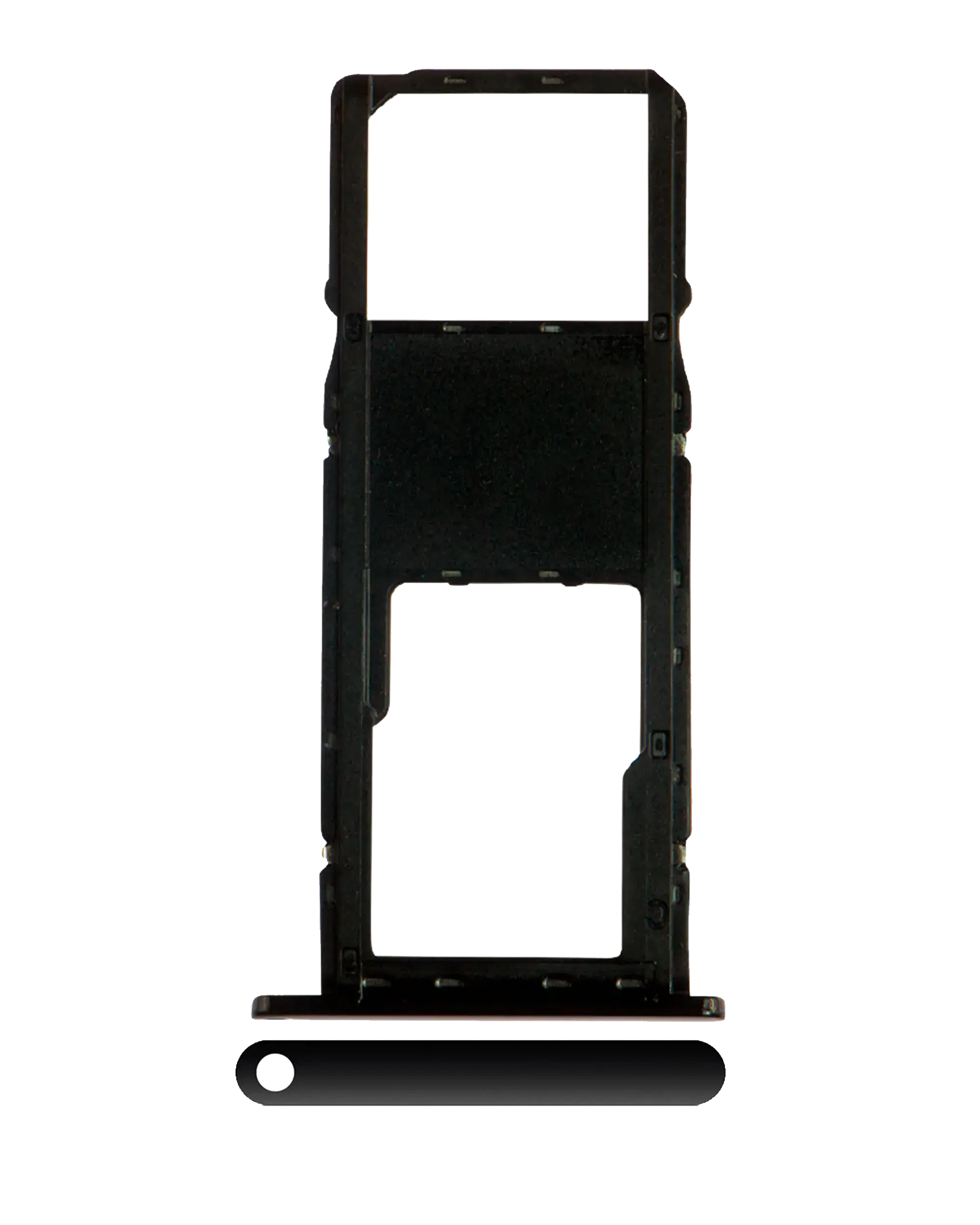 Single Sim Card Tray For Motorola Moto G7 Power (XT1955 / 2019) (International Version) (Ceramic Black) | compatible mobile phone replacement part | SKU 107082064535 | product image 1
