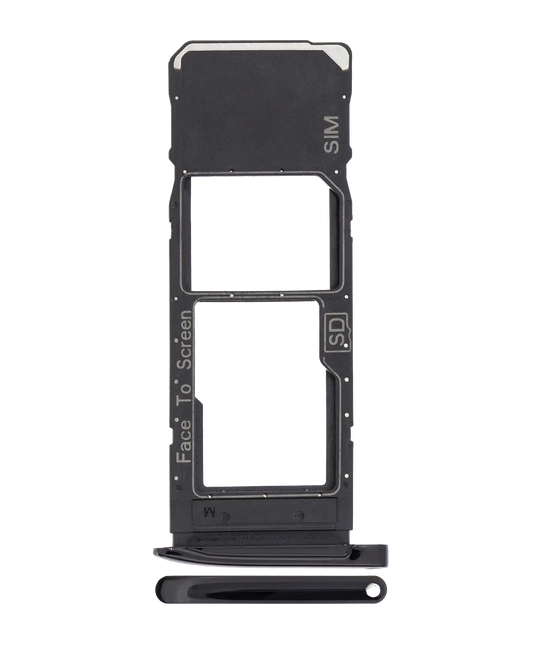 Single Sim Card Tray For Motorola Moto G7 (XT1962 / 2019) / G7 Plus (XT1965-2 / 2019) (Black) | compatible mobile phone replacement part | SKU 107082061829 | product image 1