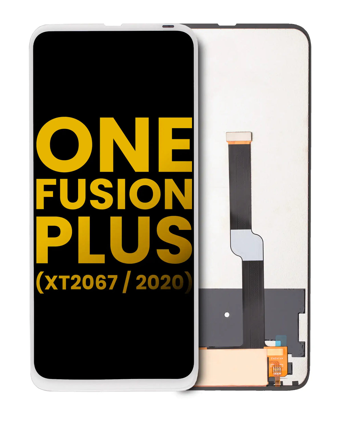 LCD Assembly Without Frame For Motorola One Fusion Plus (XT2067 / 2020) (Refurbished) (White) - Motorola replacement part - product image 1 - SKU 107082023702