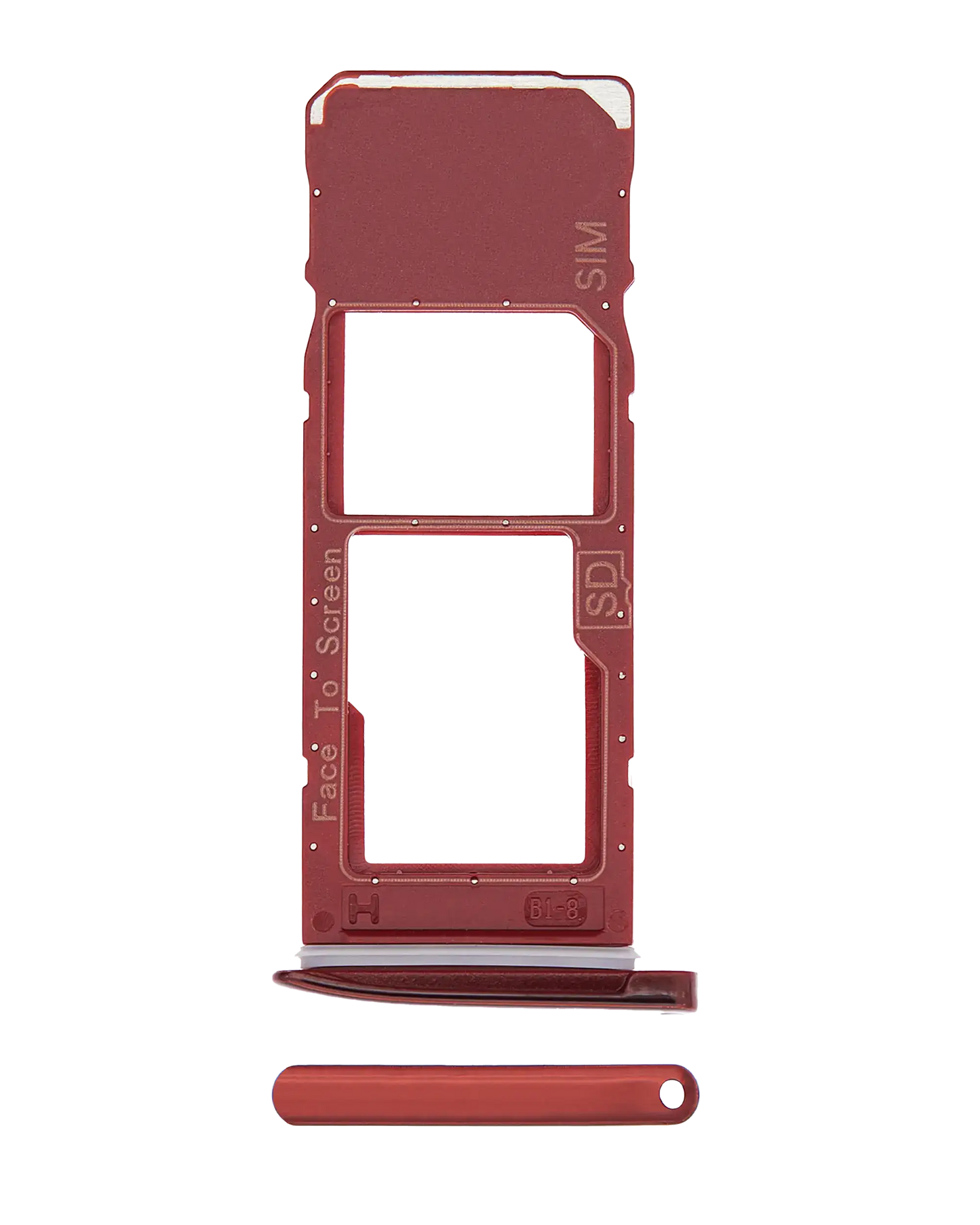 Single Sim Card Tray For Motorola Moto G7 (XT1962 / 2019) / Moto G7 Plus (XT1965 / 2019) (Viva Red) | compatible mobile phone replacement part | SKU 107082061822 | product image 1