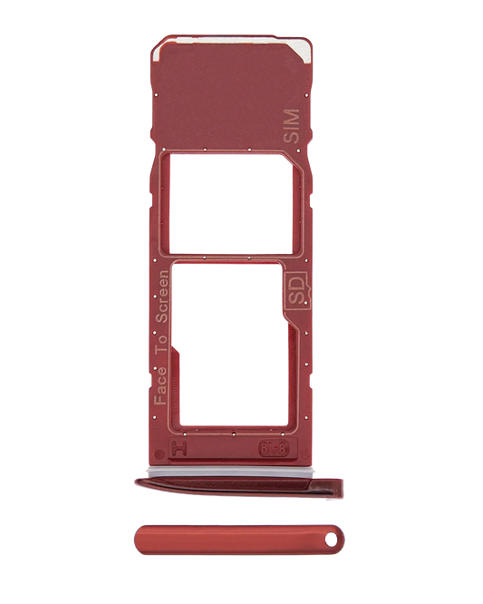 Single Sim Card Tray For Motorola Moto G7 (XT1962 / 2019) / Moto G7 Plus (XT1965 / 2019) (Viva Red) | compatible mobile phone replacement part | SKU 107082061822 | product image 1