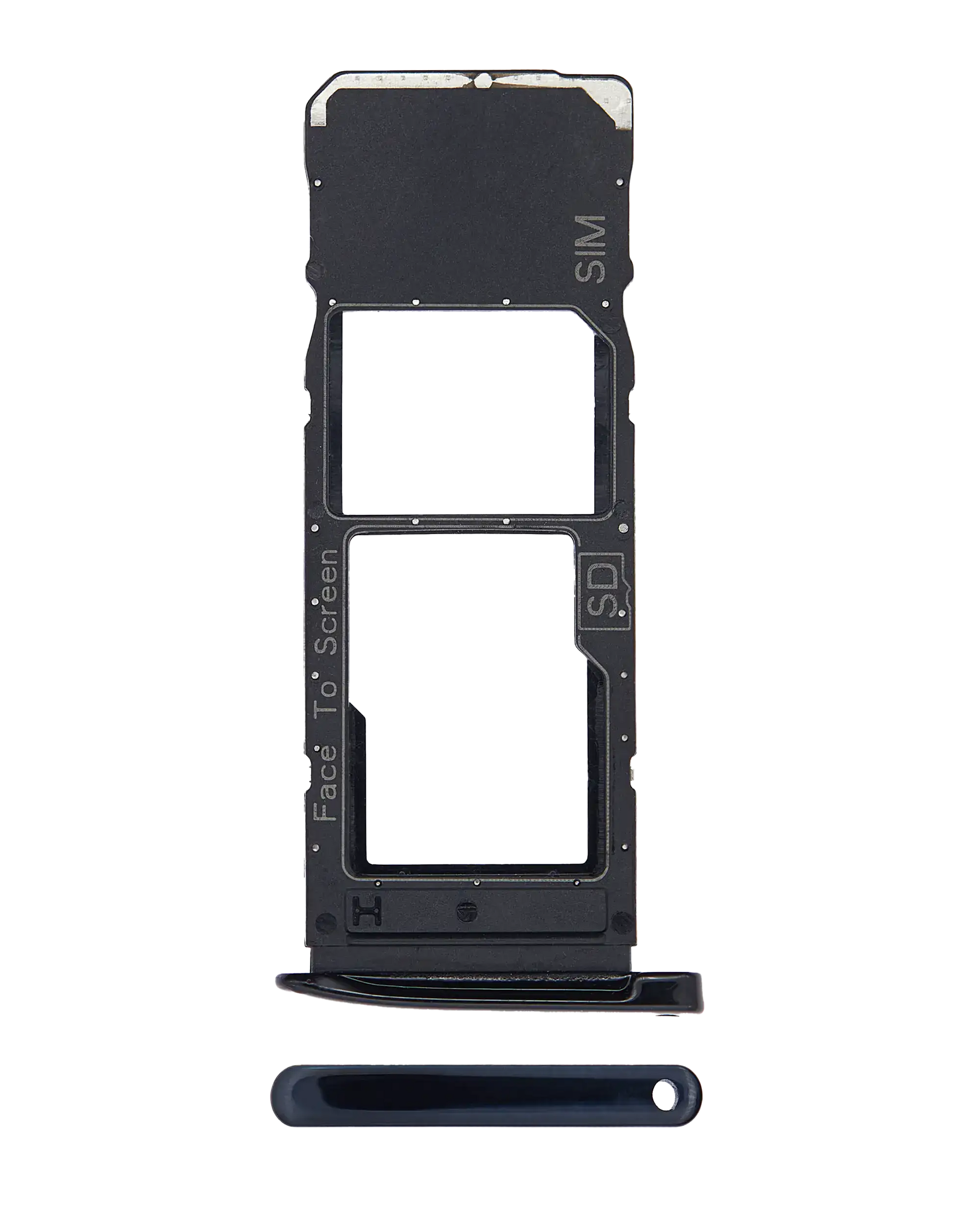 Single Sim Card Tray For Motorola Moto G7 (XT1962 / 2019) / Moto G7 Plus (XT1965-2 / 2019) (Deep Indigo / Blue) | compatible mobile phone replacement part | SKU 107082025575 | product image 1