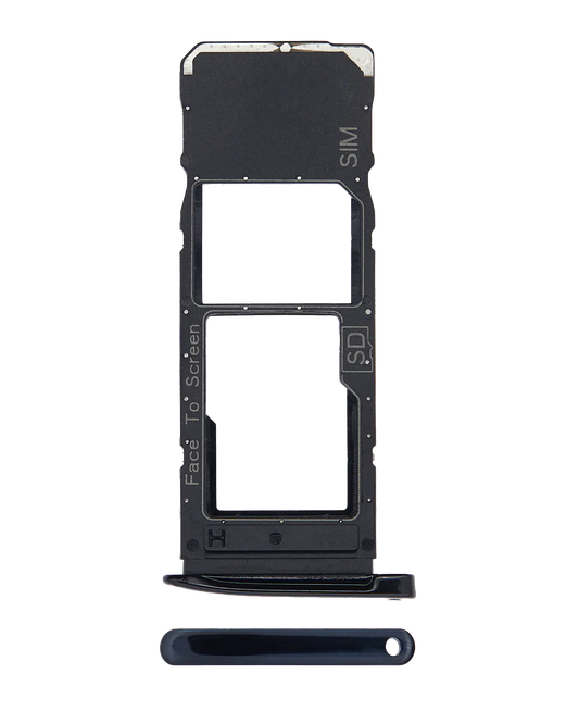 Single Sim Card Tray For Motorola Moto G7 (XT1962 / 2019) / Moto G7 Plus (XT1965-2 / 2019) (Deep Indigo / Blue) | compatible mobile phone replacement part | SKU 107082025575 | product image 1