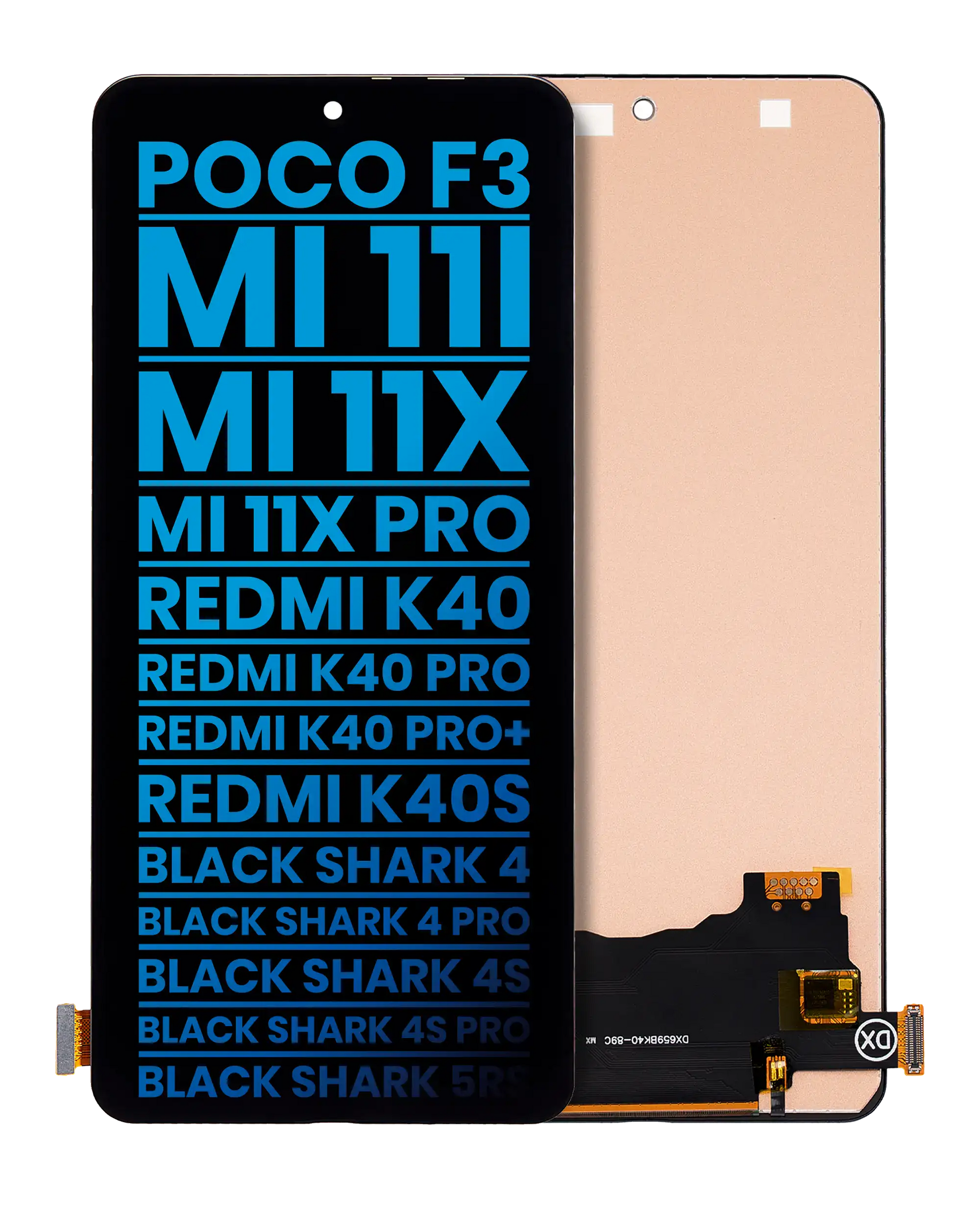 LCD Assembly Without Frame For Xiaomi Poco F3 / MI 11i / MI 11X / MI 11X Pro / Redmi K40 / K40 Pro / K40 Pro+ / K40S / Black Shark 4 / Black Shark 4 P - replacement part product image SKU 107082120701 - image 1