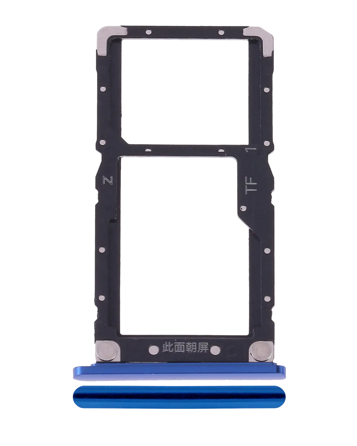 Dual Sim Card Tray For Xiaomi Mi 8 Lite (Aurora Blue) - replacement part product image SKU 107082121120 - image 1