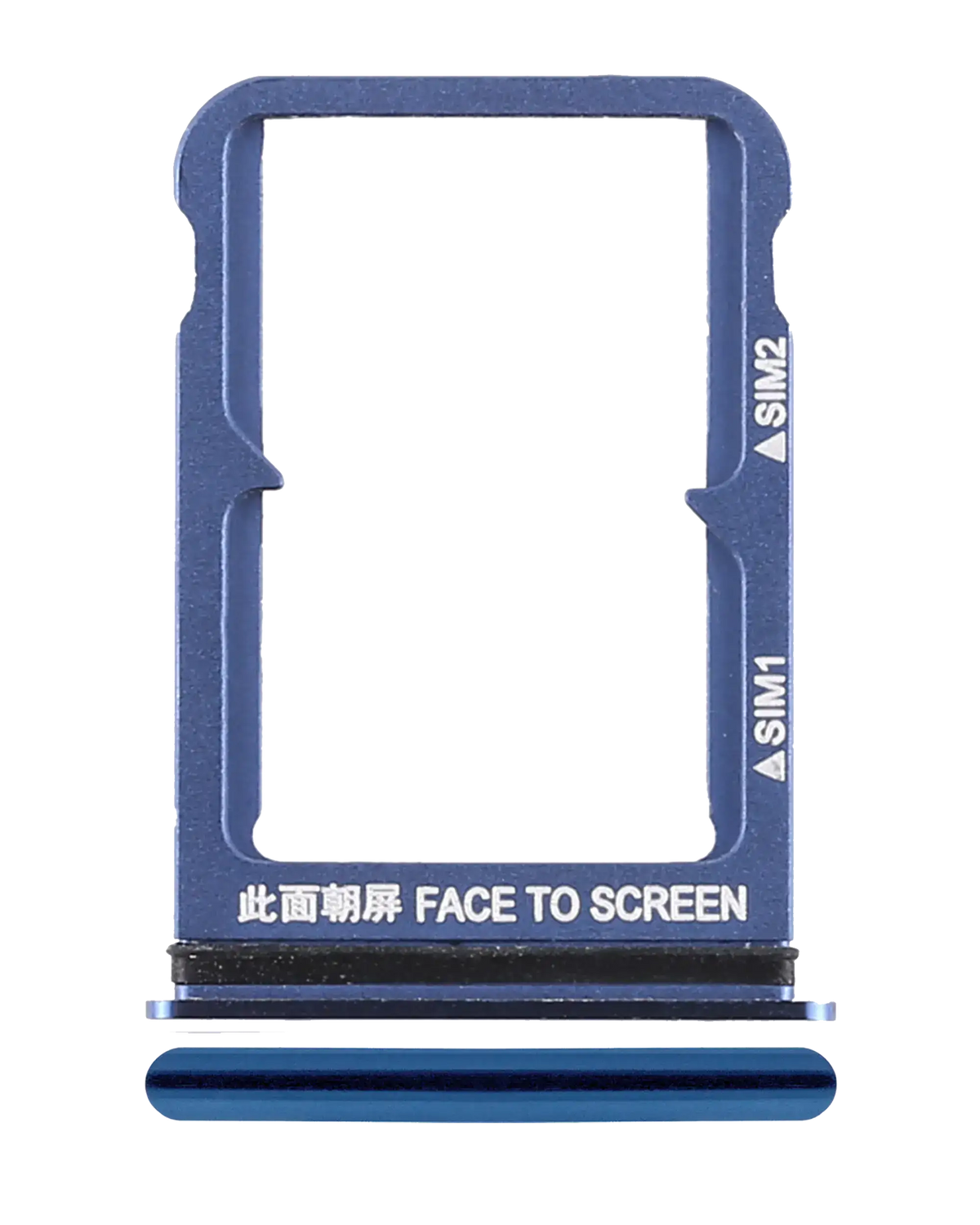 Dual Sim Card Tray For Xiaomi Mi 8 (Blue) - replacement part product image SKU 107082068820 - image 1
