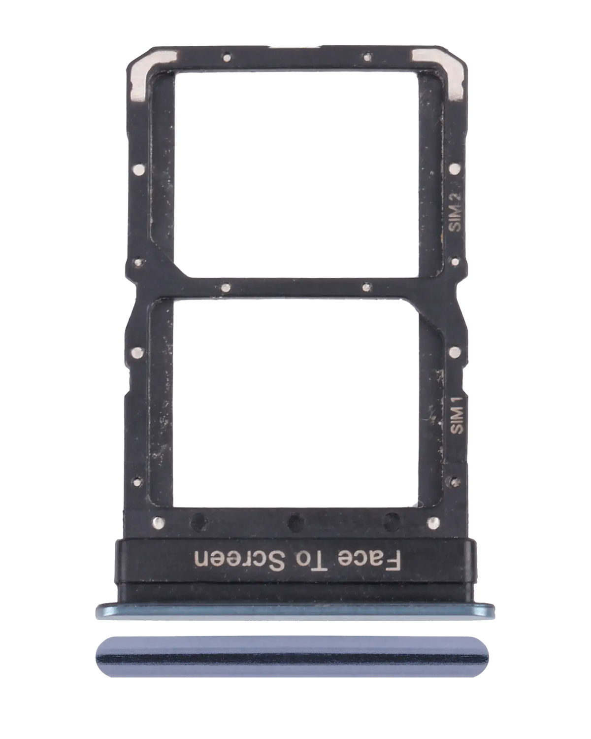Dual Sim Card Tray For Xiaomi Mi 10 5G / Mi 10 Pro (Twilight Gray) - replacement part product image SKU 107082114721 - image 1