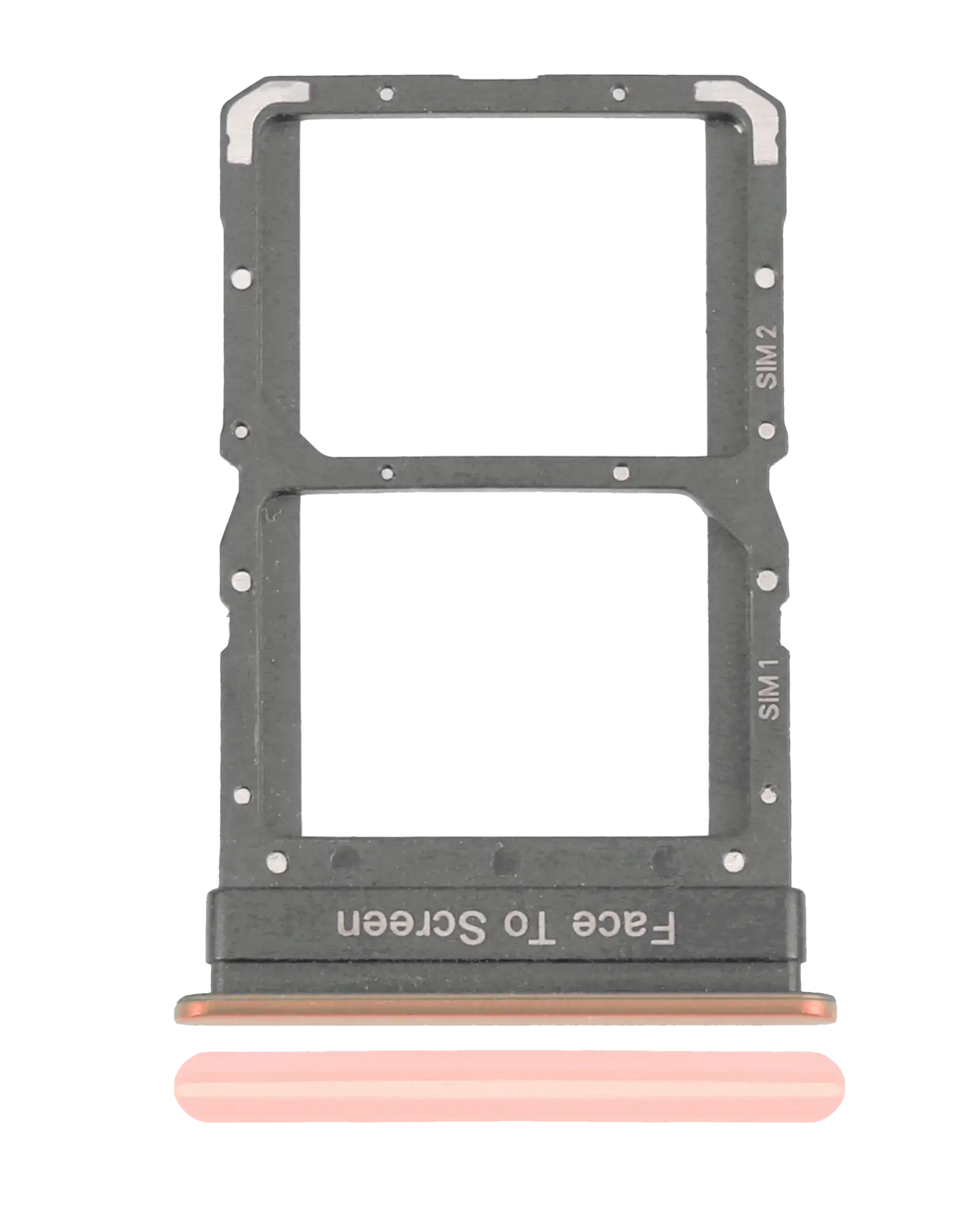 Dual Sim Card Tray For Xiaomi Mi 10 5G / Mi 10 Pro (Peach Gold) - replacement part product image SKU 107082114722 - image 1