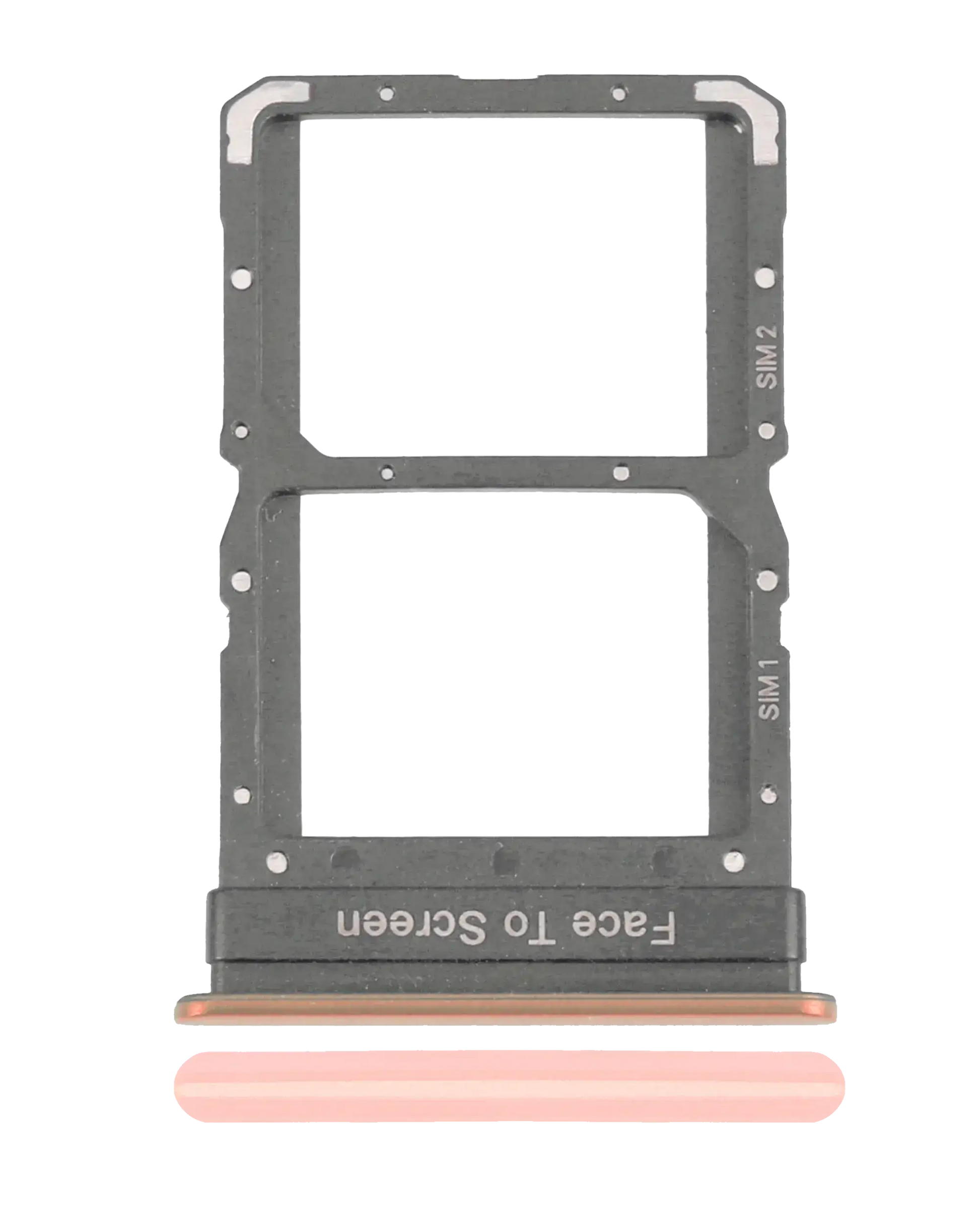 Dual Sim Card Tray For Xiaomi Mi 10 5G / Mi 10 Pro (Peach Gold) - replacement part product image SKU 107082114722 - image 1