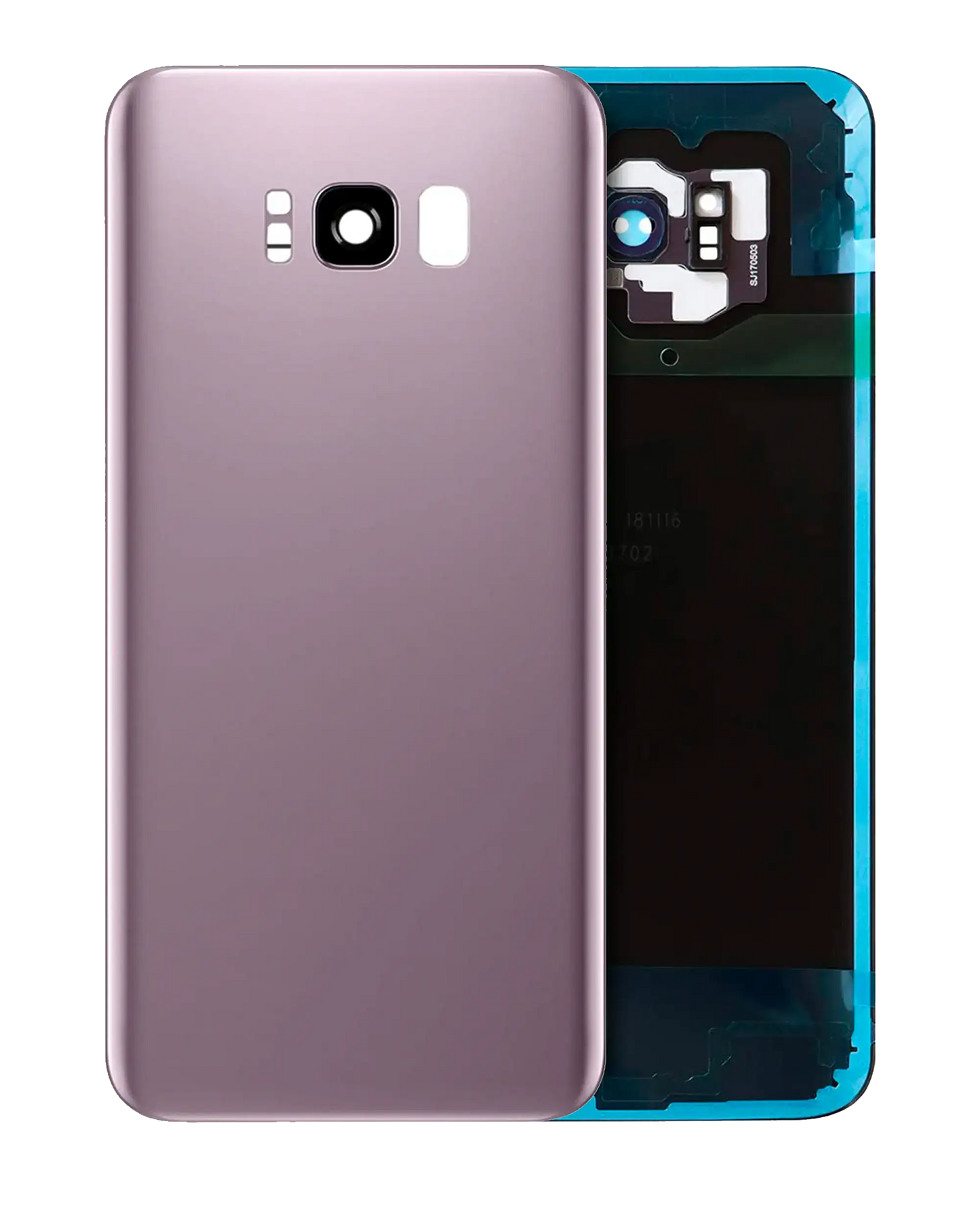 Back Cover Glass With Camera Lens For Samsung Galaxy S8 Plus (No Logo) (Aftermarket Plus) (Rose Pink)