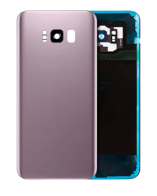 Back Cover Glass With Camera Lens For Samsung Galaxy S8 Plus (No Logo) (Aftermarket Plus) (Rose Pink)