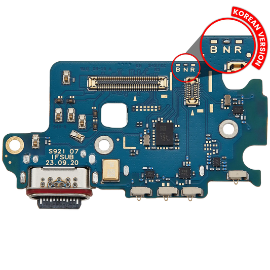Charging Port Board With Sim Card Reader For Samsung Galaxy S24 5G (S921N) (Korean Version) (Premium)