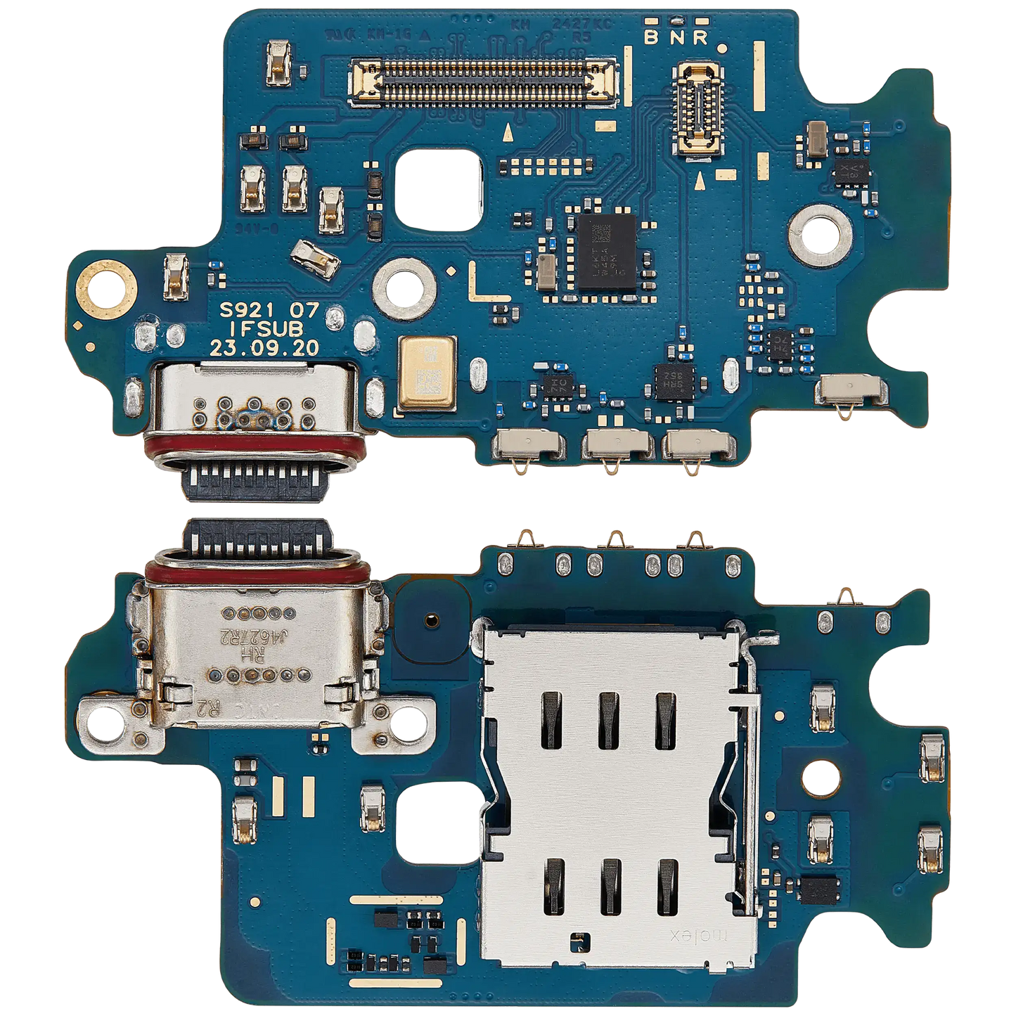 Charging Port Board With Sim Card Reader For Samsung Galaxy S24 5G (S921N) (Korean Version) (Premium)