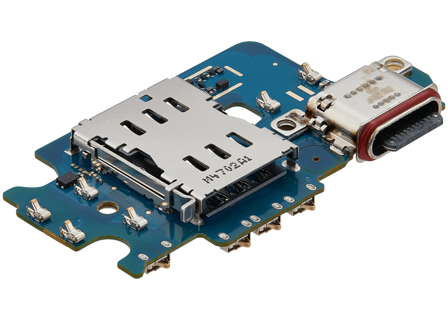 Charging Port Board With Sim Card Reader For Samsung Galaxy S24 5G (S921N) (Korean Version) (Premium)