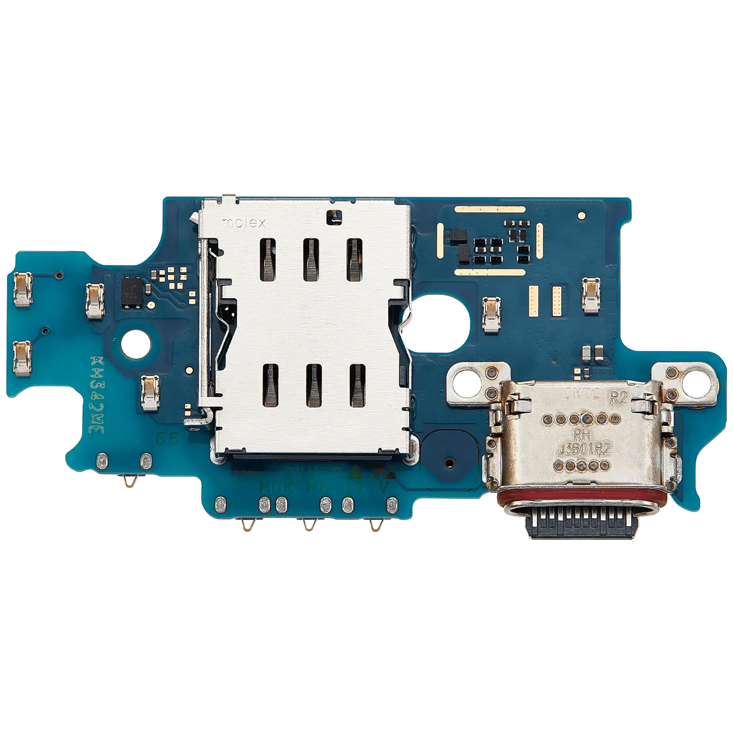 Charging Port Board With Sim Card Reader For Samsung Galaxy S24 Plus 5G (S926N) (Korean Version) (Premium)