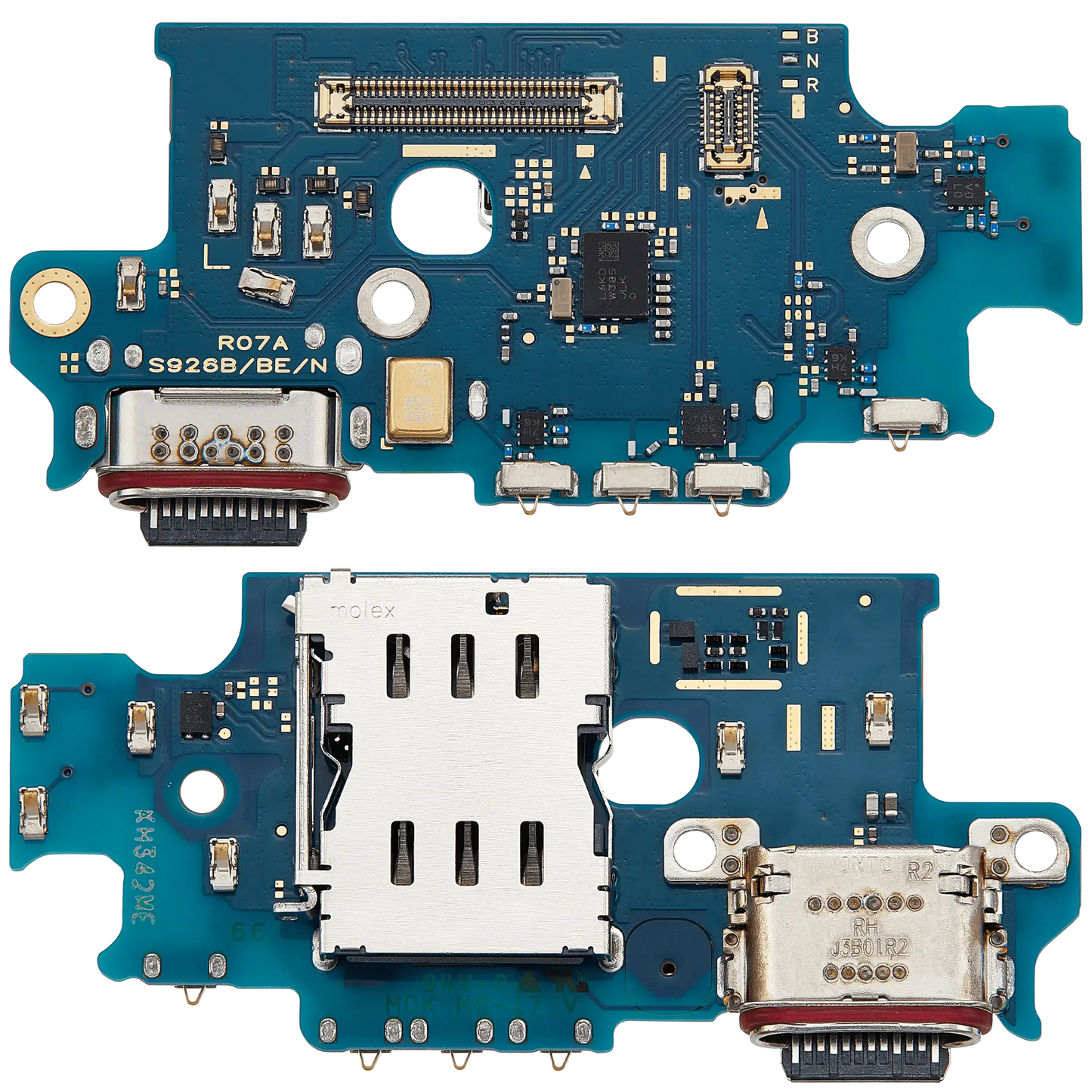 Charging Port Board With Sim Card Reader For Samsung Galaxy S24 Plus 5G (S926N) (Korean Version) (Premium)