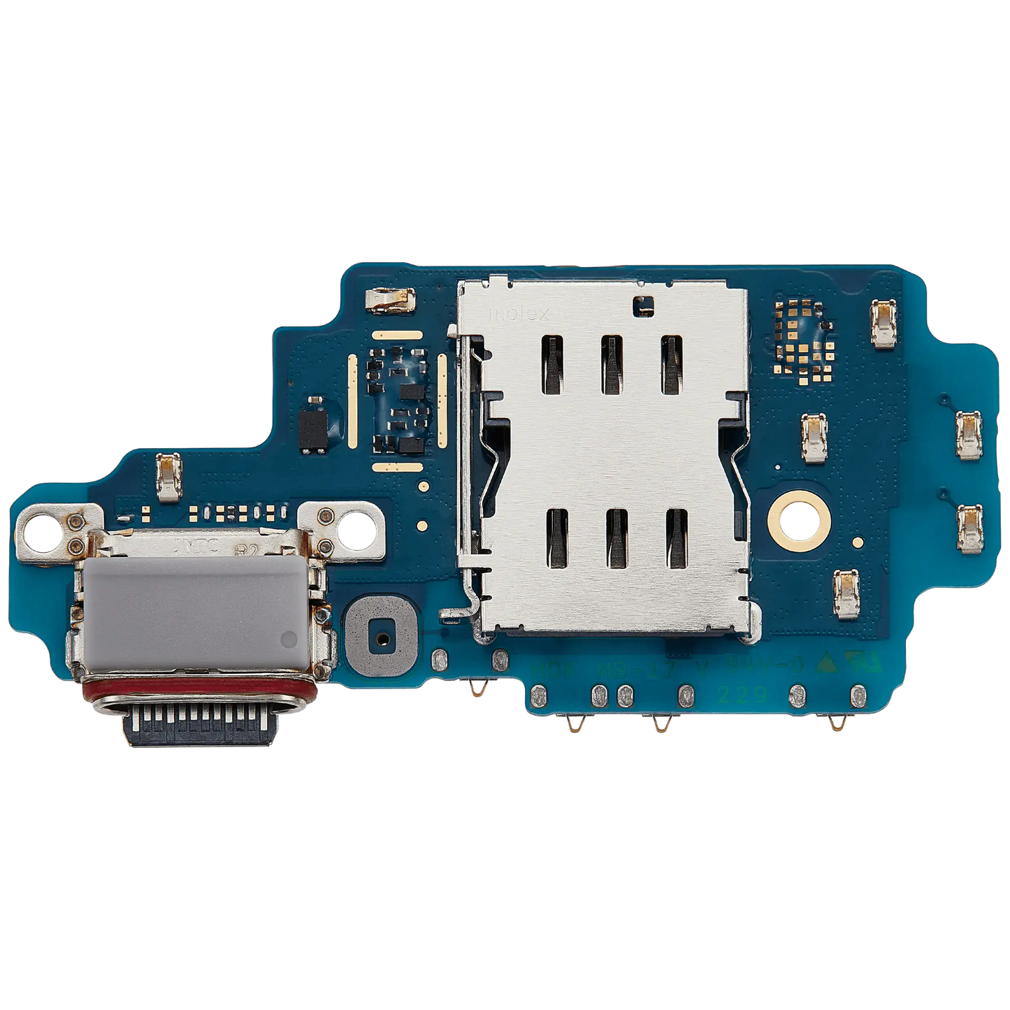 Charging Port Board With Sim Card Reader For Samsung Galaxy S24 Ultra 5G (S928N) (Korean Version) (Premium)
