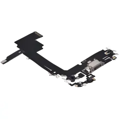 Charging Port Flex Cable For iPhone 15 Pro Max (Aftermarket Plus) (Natural Titanium)