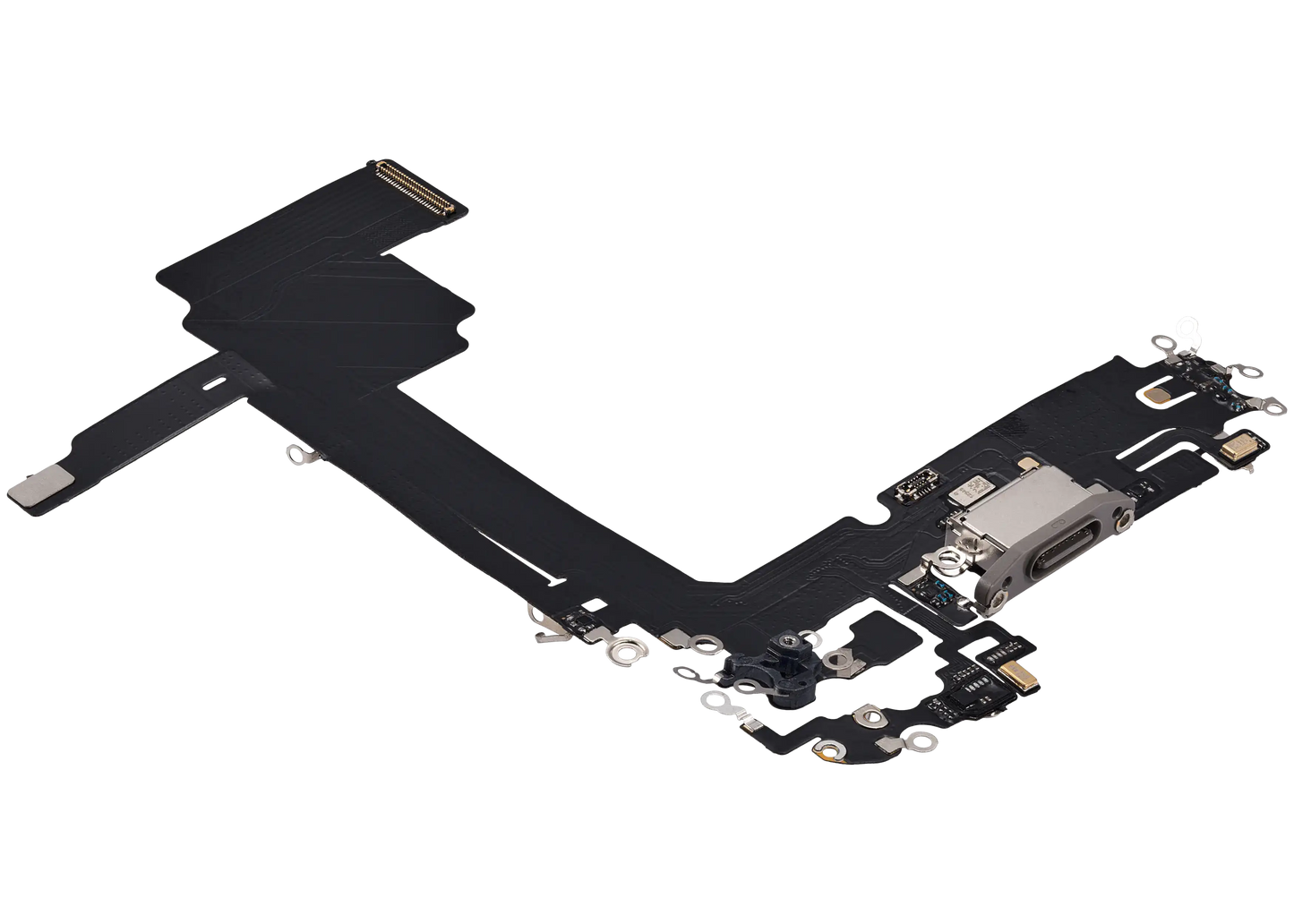 Charging Port Flex Cable For iPhone 15 Pro Max (Aftermarket Plus) (Natural Titanium)