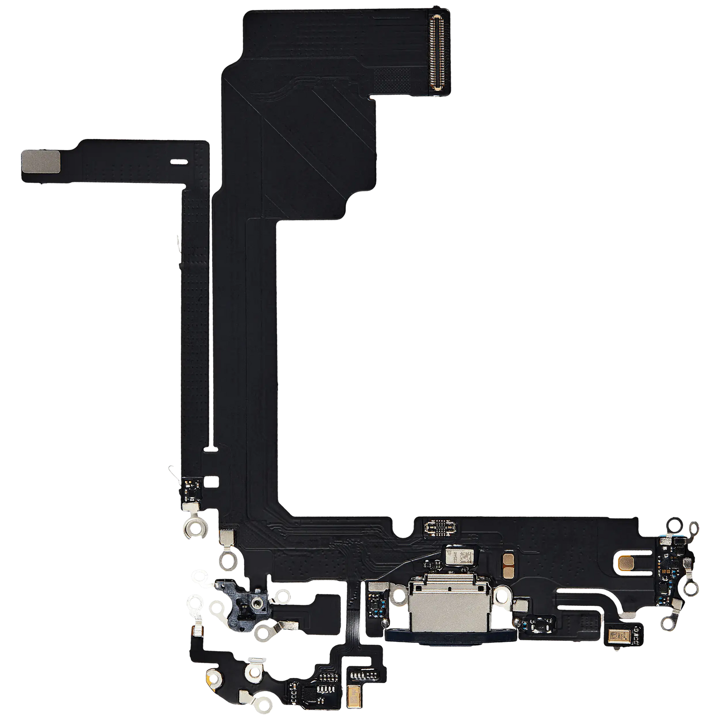 Charging Port Flex Cable For iPhone 15 Pro Max (Aftermarket Plus) (Blue Titanium)