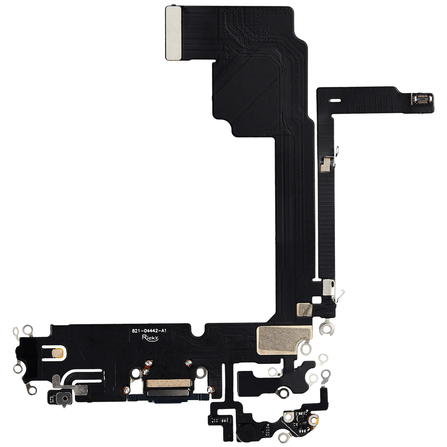 Charging Port Flex Cable For iPhone 15 Pro Max (Aftermarket Plus) (Blue Titanium)
