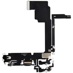 Charging Port Flex Cable For iPhone 15 Pro Max (Aftermarket Plus) (Blue Titanium)