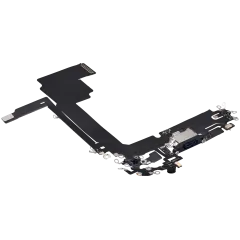 Charging Port Flex Cable For iPhone 15 Pro Max (Aftermarket Plus) (Blue Titanium)