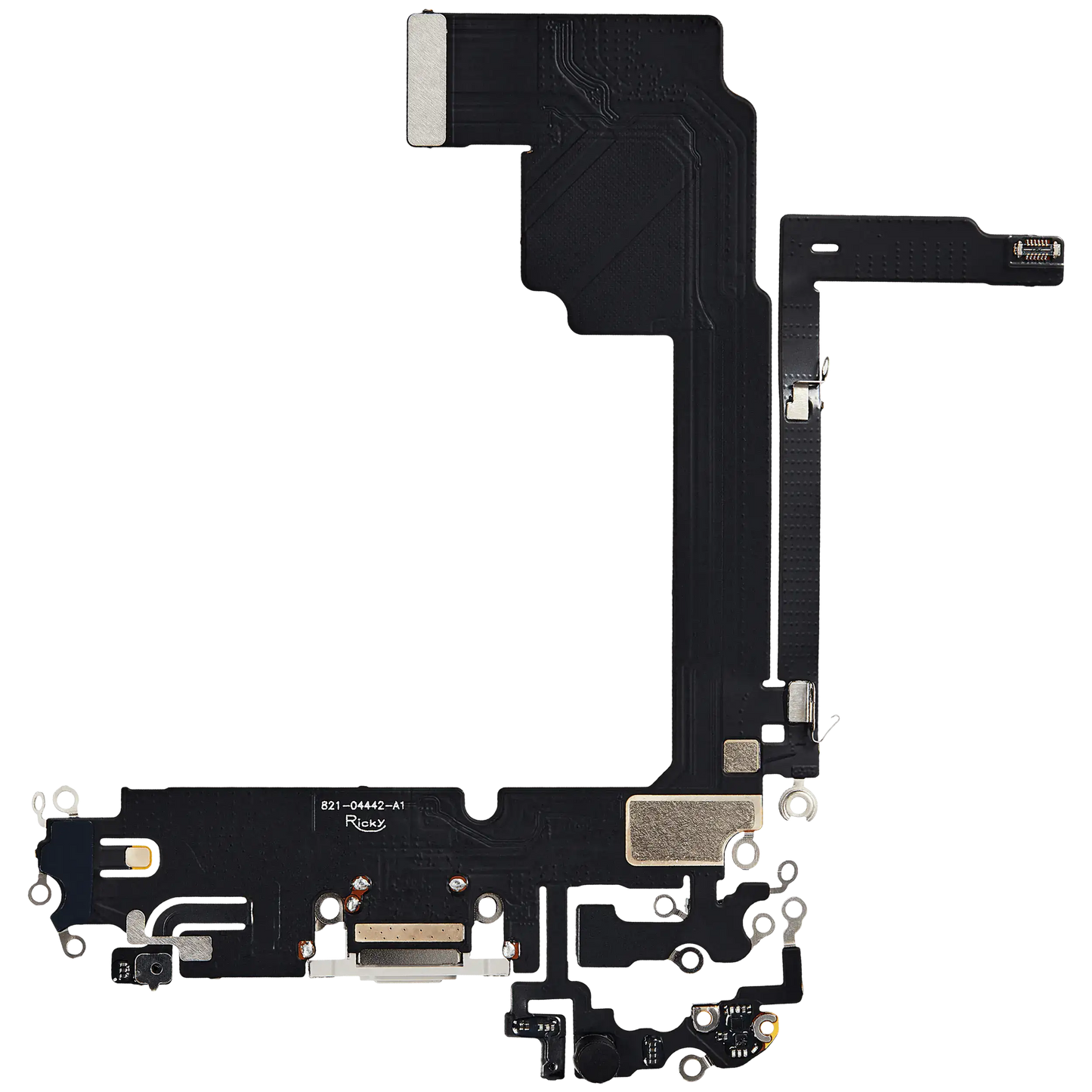 Charging Port Flex Cable For iPhone 15 Pro Max (Aftermarket Plus) (White Titanium)