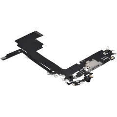 Charging Port Flex Cable For iPhone 15 Pro Max (Aftermarket Plus) (White Titanium)