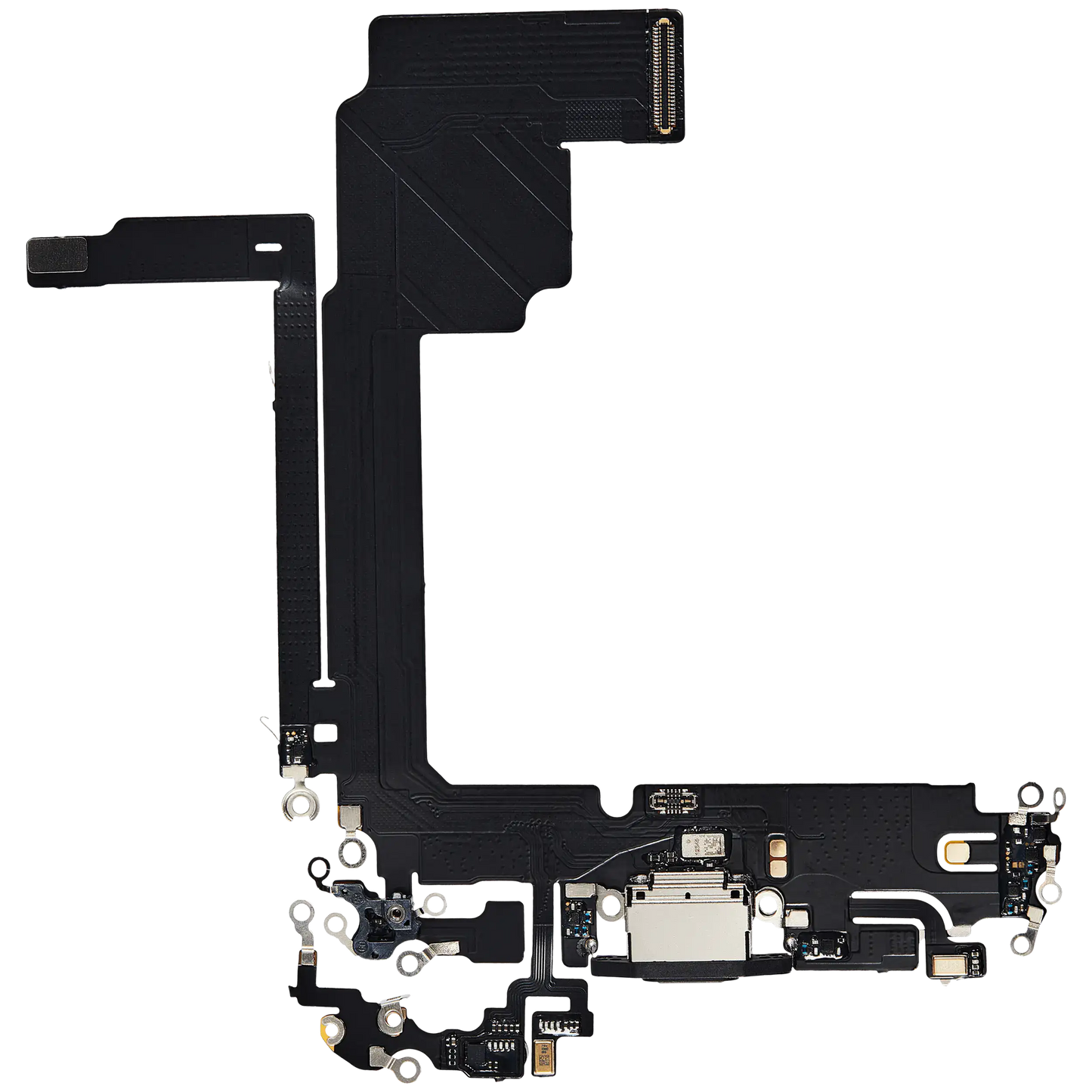 Charging Port Flex Cable For iPhone 15 Pro Max (Aftermarket Plus) (Black Titanium)