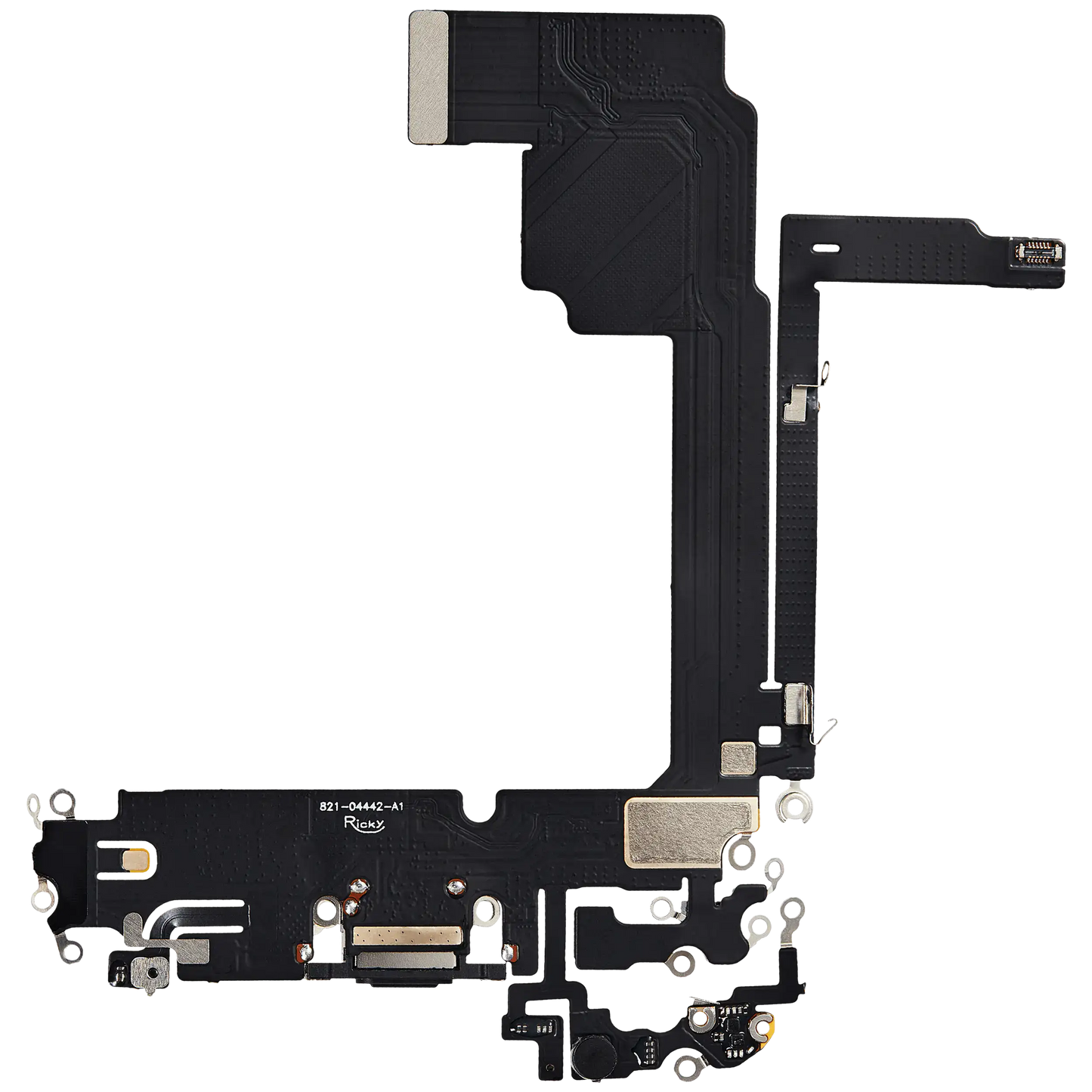 Charging Port Flex Cable For iPhone 15 Pro Max (Aftermarket Plus) (Black Titanium)