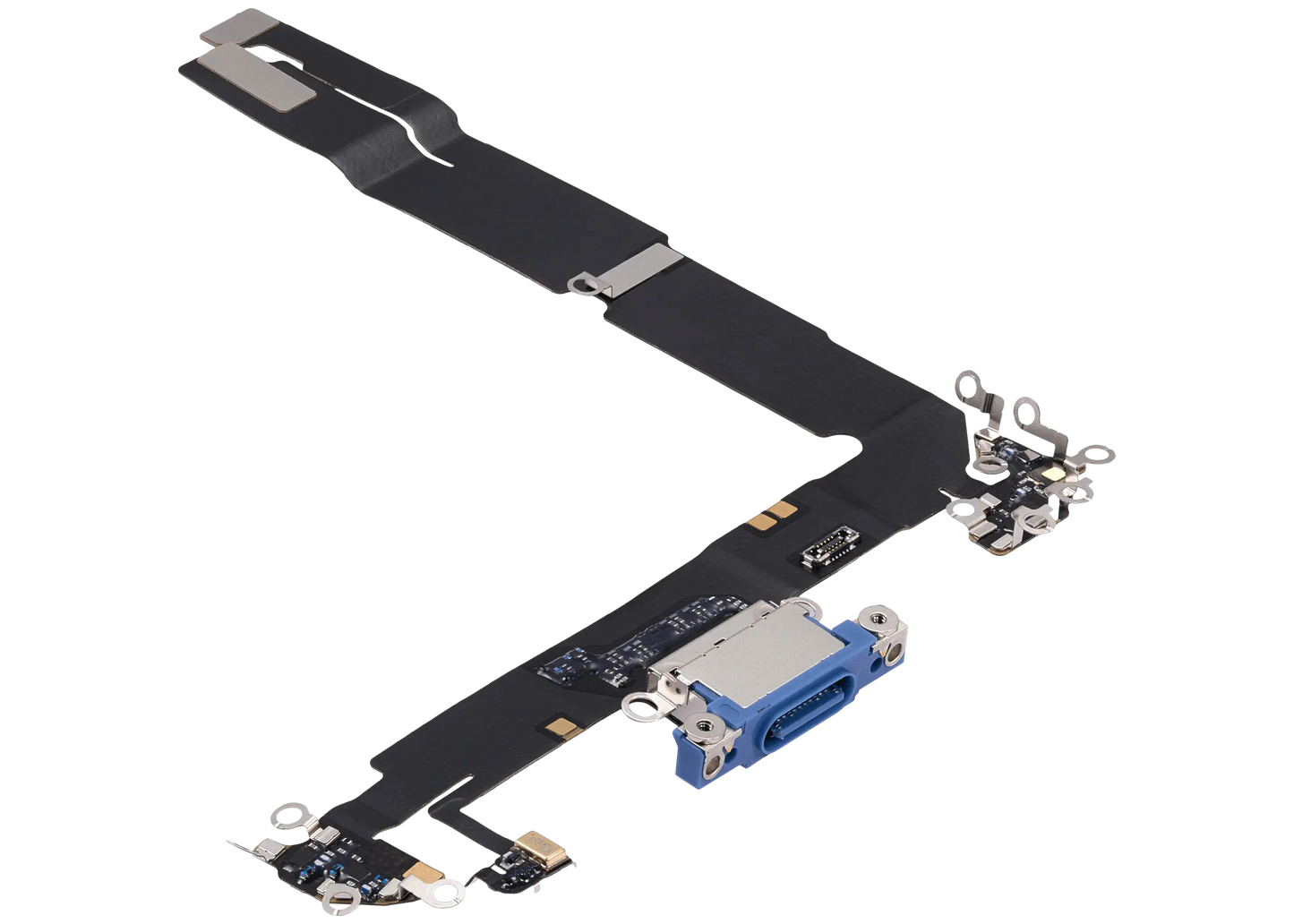Charging Port Flex Cable For iPhone 16 Plus (Premium) (Ultramarine)