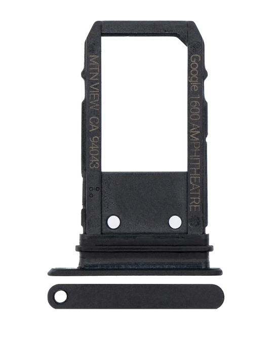 Sim Card Tray For Google Pixel 2 (Just Black) - replacement part product view
