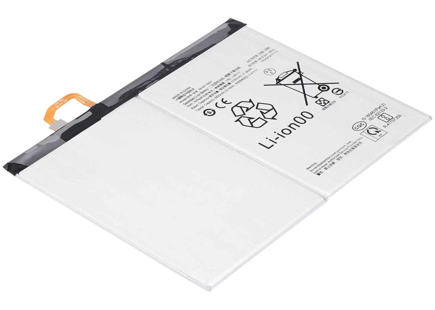 Replacement Battery Compatible For Samsung Galaxy Tab S9 11.0" (2023) (X710 / X716B) (EB-BX716ABY) - product image 4