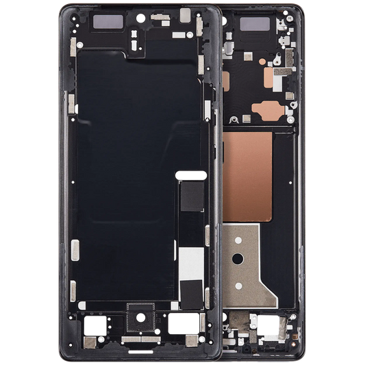 LCD-Frame For Motorola Edge Plus / Edge 40 Pro (XT2301 / 2023) (Black) | SKU 107182136700 | image 1