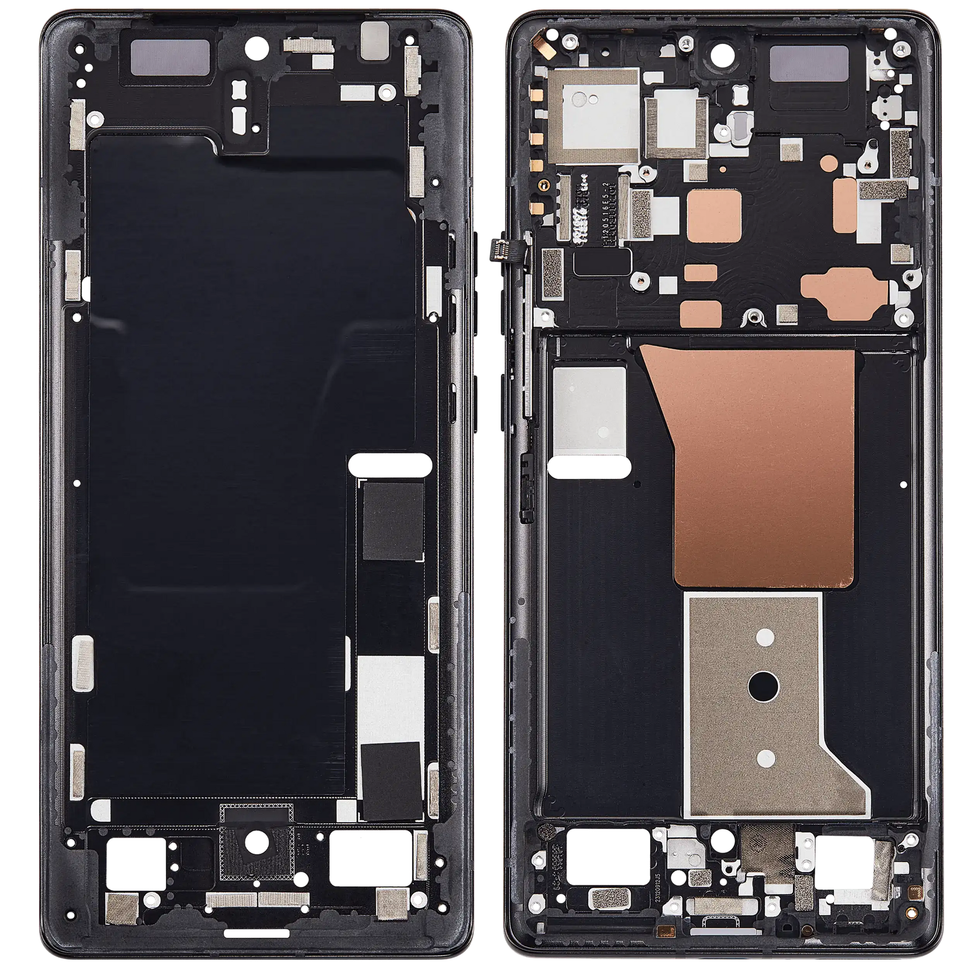 LCD-Frame For Motorola Edge Plus / Edge 40 Pro (XT2301 / 2023) (Black) | SKU 107182136700 | image 7