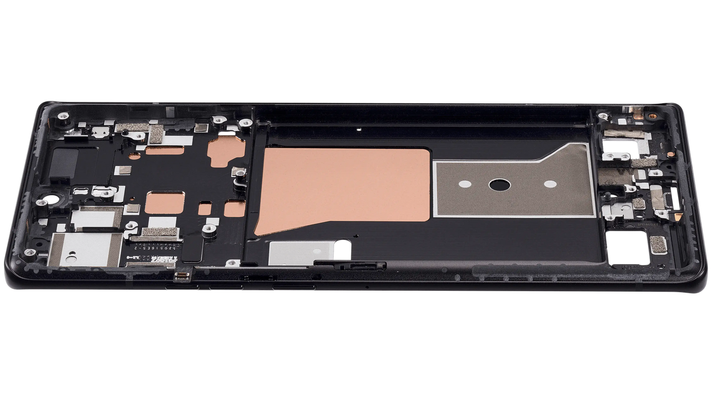 LCD-Frame For Motorola Edge Plus / Edge 40 Pro (XT2301 / 2023) (Black) | SKU 107182136700 | image 5