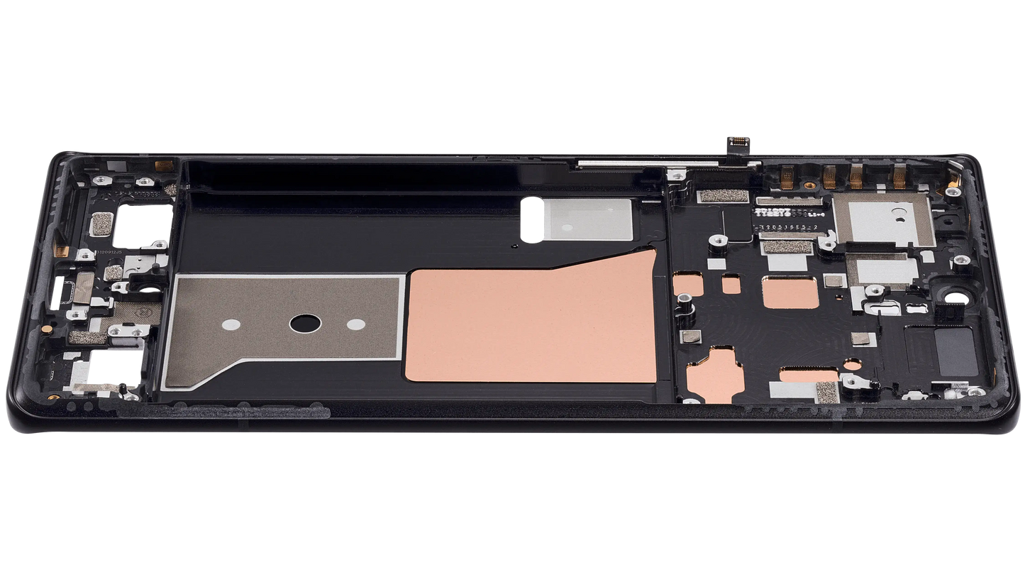 LCD-Frame For Motorola Edge Plus / Edge 40 Pro (XT2301 / 2023) (Black) | SKU 107182136700 | image 6