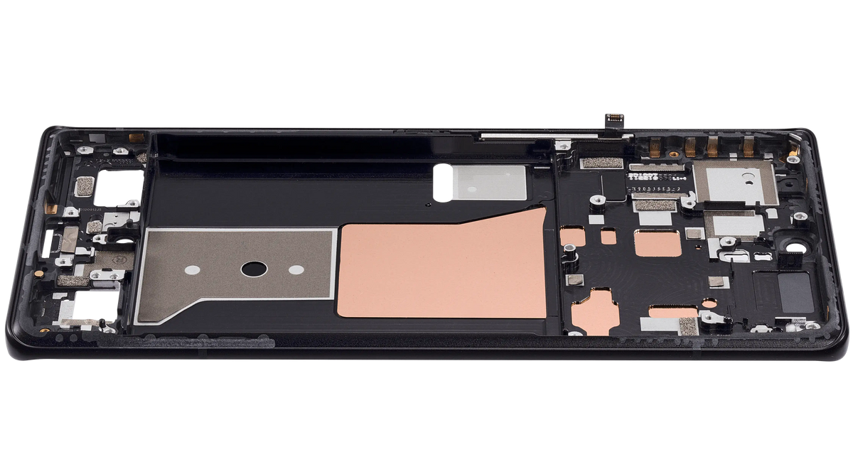 LCD-Frame For Motorola Edge Plus / Edge 40 Pro (XT2301 / 2023) (Black) | SKU 107182136700 | image 6