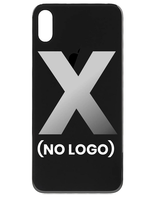 Back Cover Glass For iPhone X (No Logo) (Space Gray)