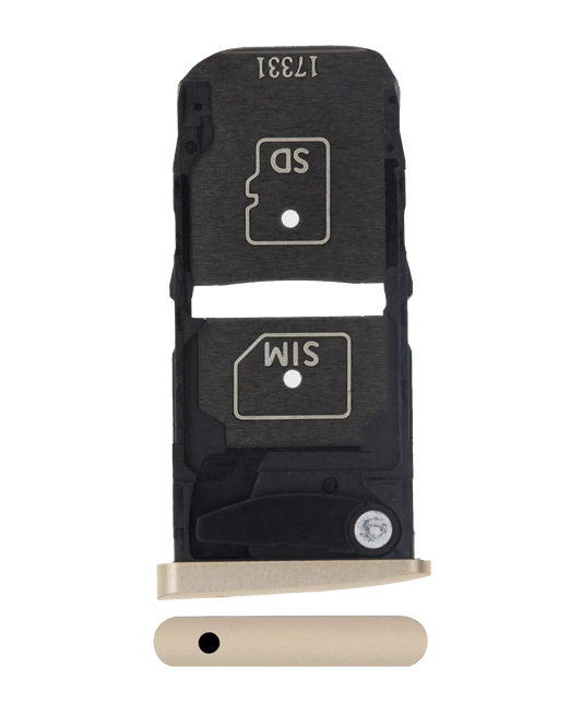 Sim Card Tray For Motorola Moto Z Droid (XT1650-01 / 2016) (Gold) - Motorola replacement part, primary product view, SKU 107082031311