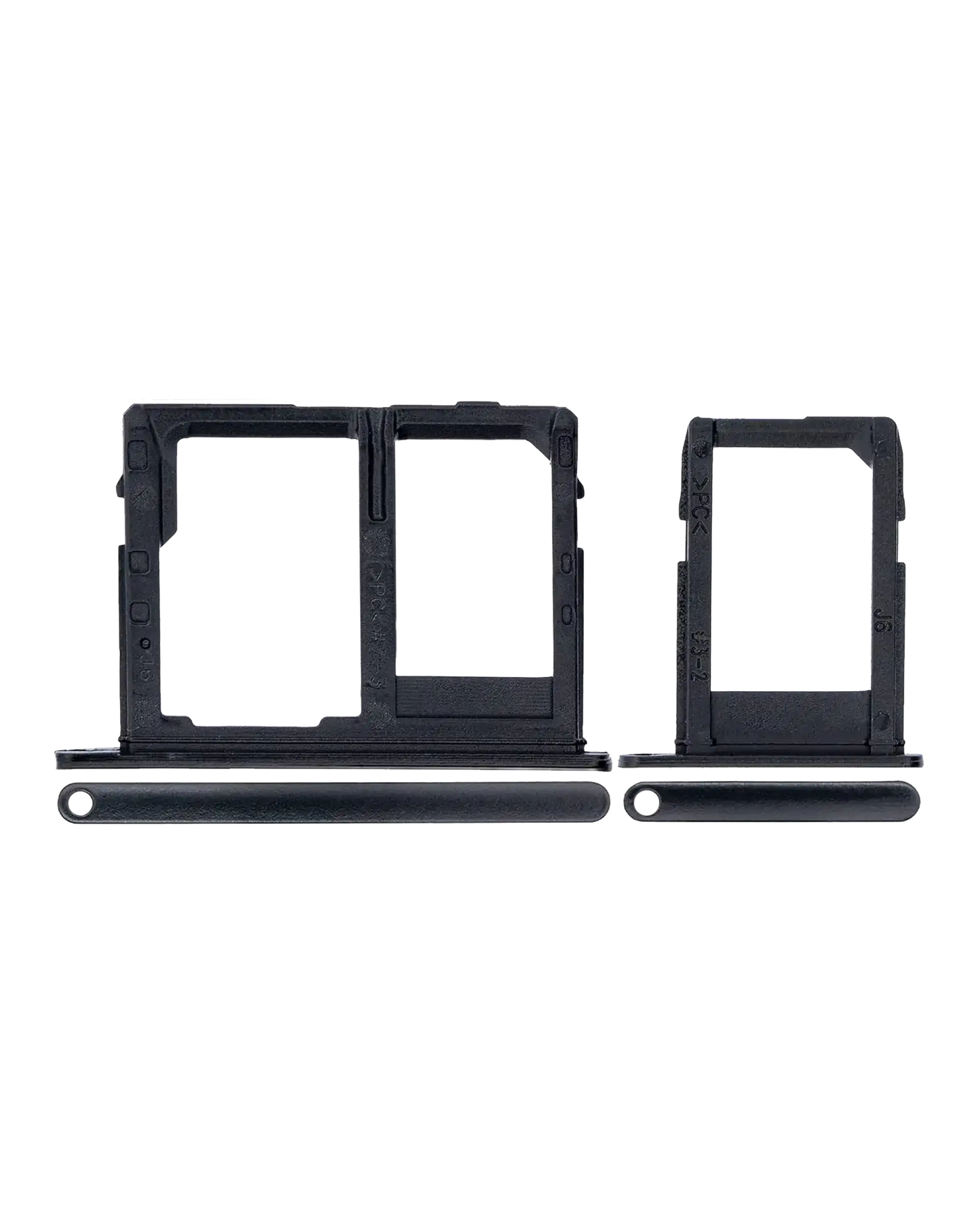 Samsung Galaxy J8 (J810 / 2018) (Black) (2 Piece Set) SIM card tray replacement set - product image 1