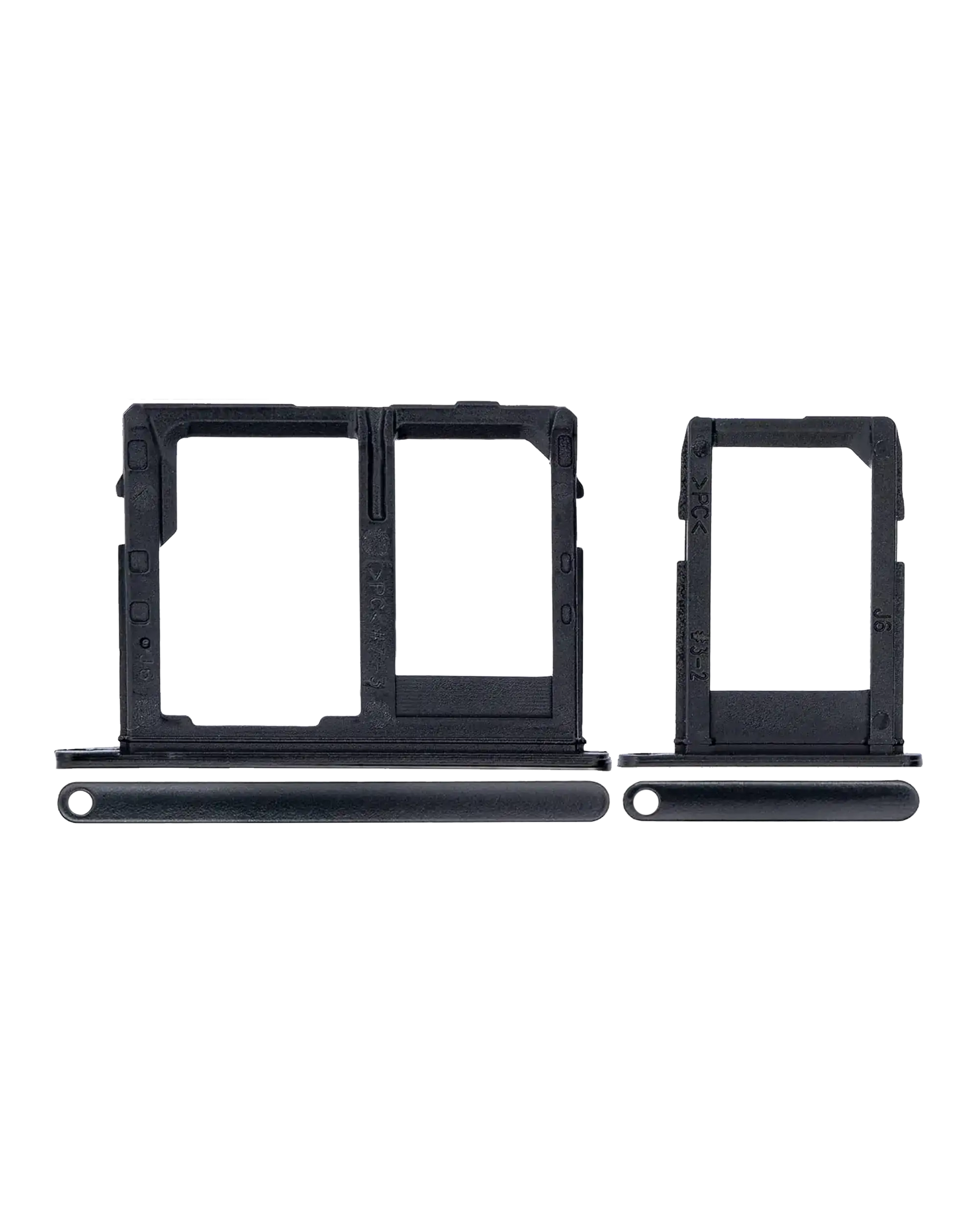 Samsung Galaxy J8 (J810 / 2018) (Black) (2 Piece Set) SIM card tray replacement set - product image 1