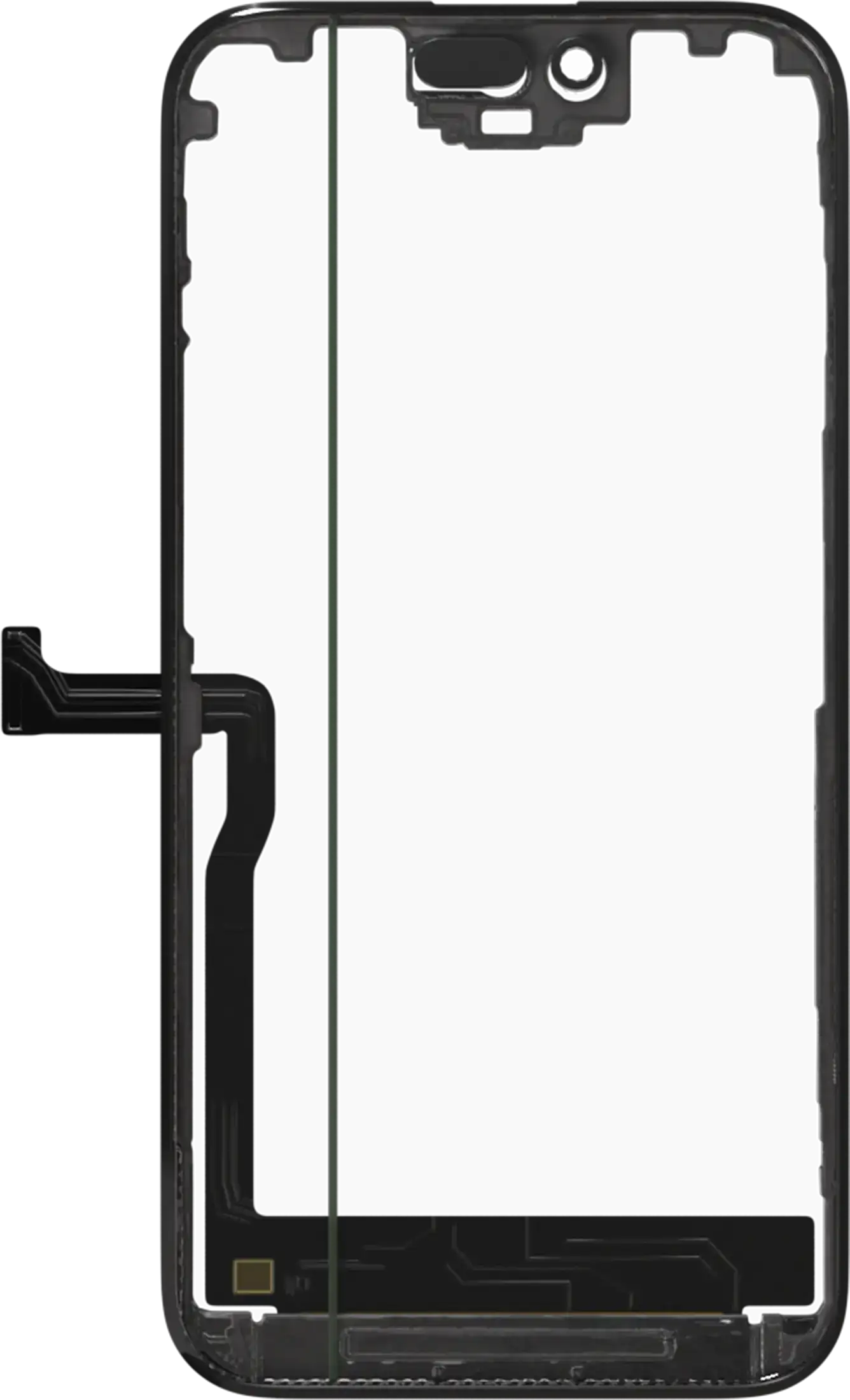 3 in 1 (Glass With OCA Pre-Installed + Frame) For iPhone 15 Pro (OCA Master)
