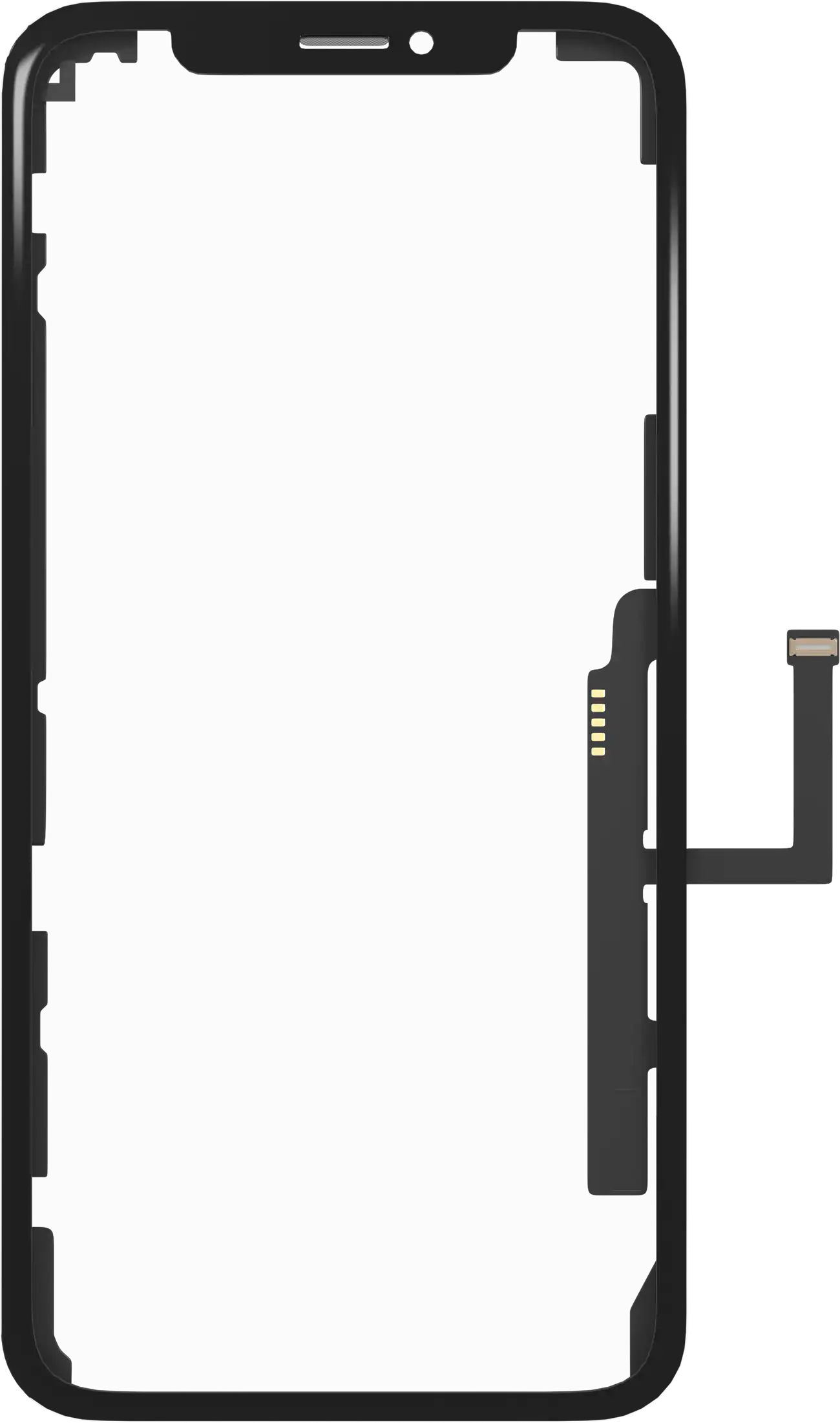 4 in 1 (Glass With OCA Pre-Installed + Frame + Digitizer ) For iPhone XR (OCA Master)