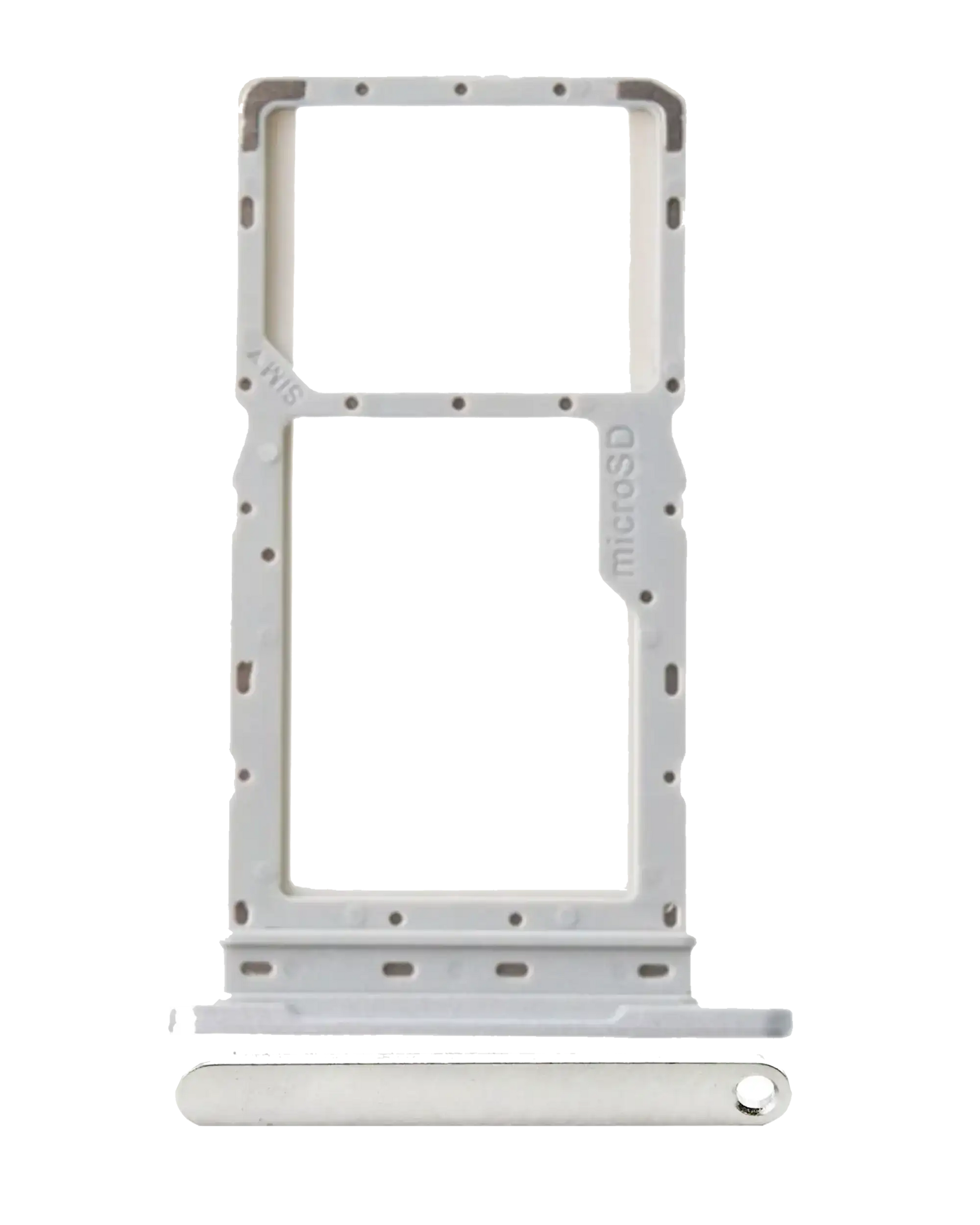 Single Sim Card Tray For Samsung Galaxy Tab A8 10.5" (X205 / 2021) (Silver) - Samsung Galaxy Tab A8 10.5" (2021) Replacement Parts - SKU 107182136726 - product image 1